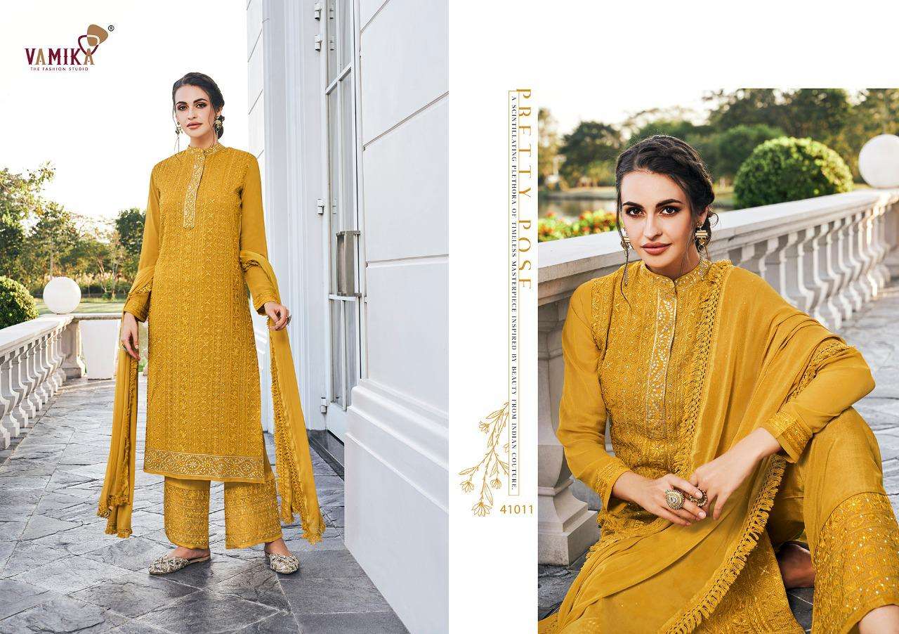 SIMONA VOL-2 BY VAAMIKA FASHION 41006 TO 41011 SERIES BEAUTIFUL PAKISTANI SUITS COLORFUL STYLISH FANCY CASUAL WEAR & ETHNIC WEAR REAL GEORGETTE DIGITAL EMBROIDERED DRESSES AT WHOLESALE PRICE
