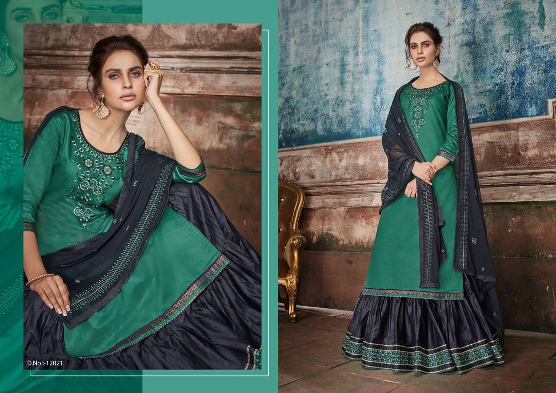 RUBY VOL-2 BY KAJREE FASHION 12021 TO 12026 SERIES BEAUTIFUL SUITS STYLISH FANCY COLORFUL PARTY WEAR & OCCASIONAL WEAR JAM SILK COTTON DRESSES AT WHOLESALE PRICE