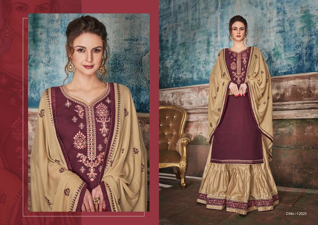 RUBY VOL-2 BY KAJREE FASHION 12021 TO 12026 SERIES BEAUTIFUL SUITS STYLISH FANCY COLORFUL PARTY WEAR & OCCASIONAL WEAR JAM SILK COTTON DRESSES AT WHOLESALE PRICE