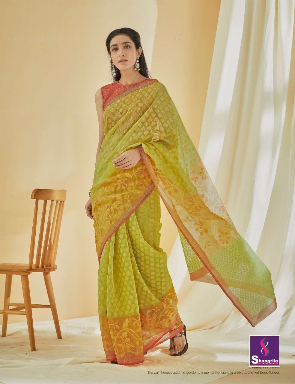 NAIRA VOL-2 BY SHANGRILA 52021 TO 52032 SERIES INDIAN TRADITIONAL WEAR COLLECTION BEAUTIFUL STYLISH FANCY COLORFUL PARTY WEAR & OCCASIONAL WEAR REACH BRASOO SAREES AT WHOLESALE PRICE
