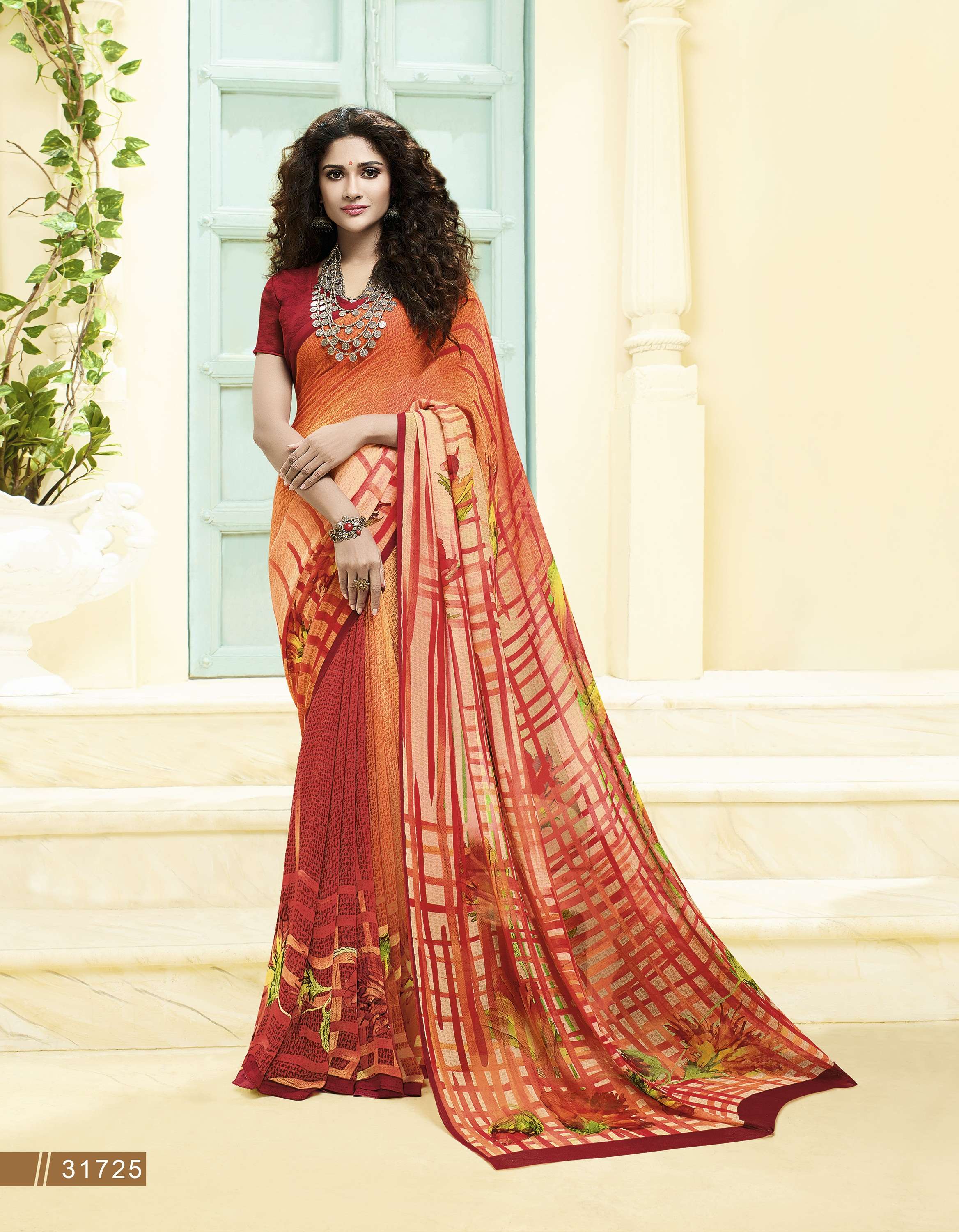 GARDENIA VOL-7 BY SUBHASH SAREES 31721 TO 31734 SERIES INDIAN TRADITIONAL WEAR COLLECTION BEAUTIFUL STYLISH FANCY COLORFUL PARTY WEAR & OCCASIONAL WEAR GEORGETTE PRINTED SAREES AT WHOLESALE PRICE