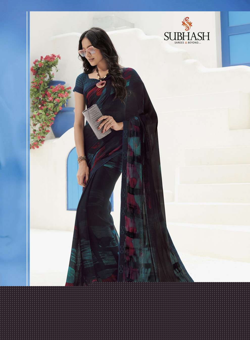 GAURI BY SUBHASH SAREES 10201 TO 10225 SERIES INDIAN TRADITIONAL WEAR COLLECTION BEAUTIFUL STYLISH FANCY COLORFUL PARTY WEAR & OCCASIONAL WEAR GEORGETTE/CHIFFON EMBROIDERED SAREES AT WHOLESALE PRICE