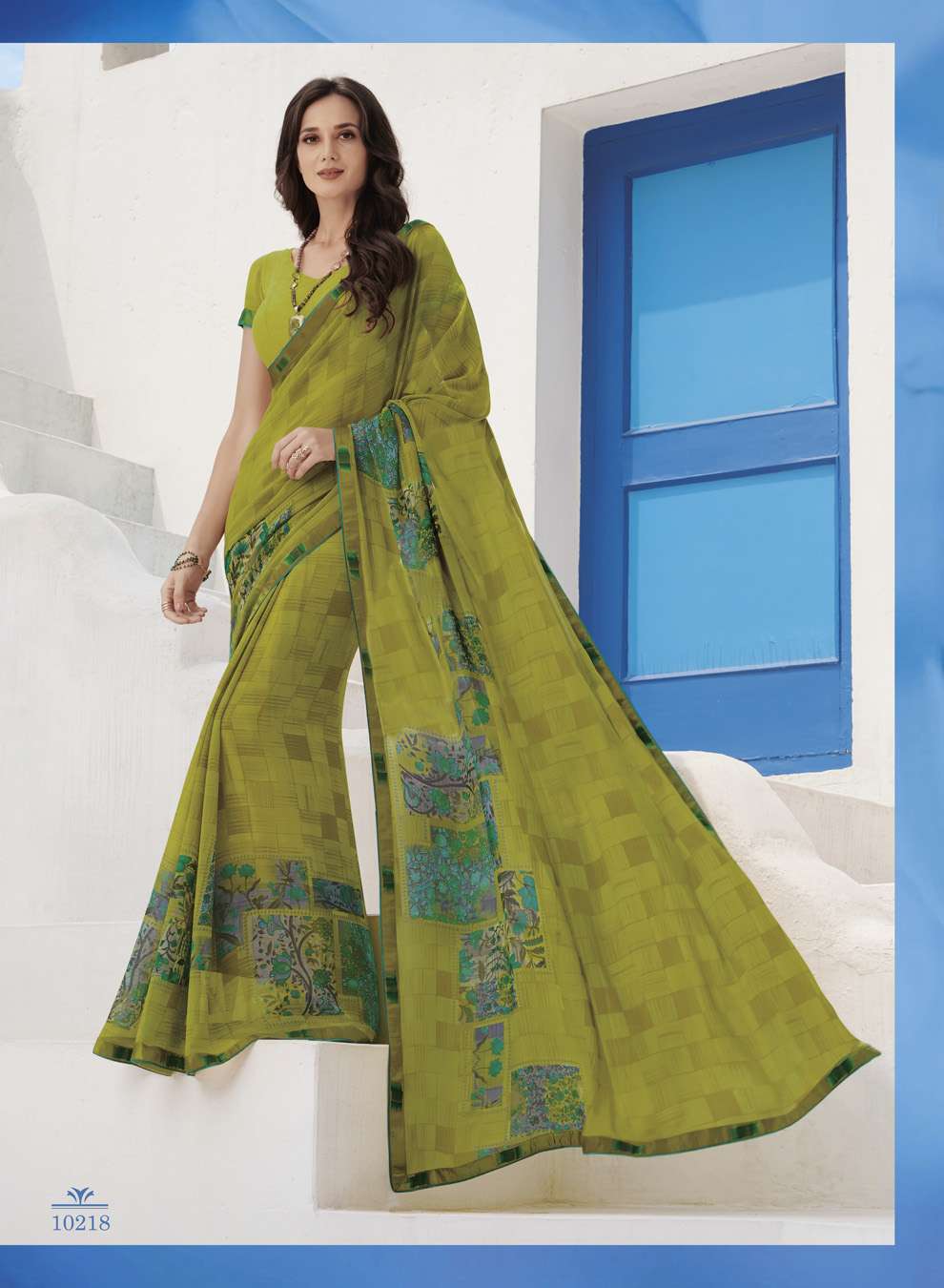 GAURI BY SUBHASH SAREES 10201 TO 10225 SERIES INDIAN TRADITIONAL WEAR COLLECTION BEAUTIFUL STYLISH FANCY COLORFUL PARTY WEAR & OCCASIONAL WEAR GEORGETTE/CHIFFON EMBROIDERED SAREES AT WHOLESALE PRICE