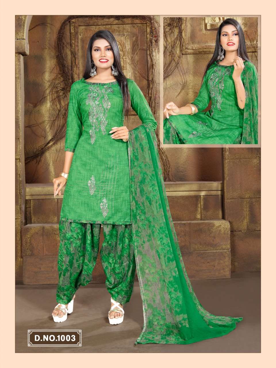 BEHTI BY JLF 1001 TO 1008 SERIES BEAUTIFUL PATIYALA SUITS STYLISH FANCY COLORFUL PARTY WEAR & OCCASIONAL WEAR COTTON PRINTED DRESSES AT WHOLESALE PRICE