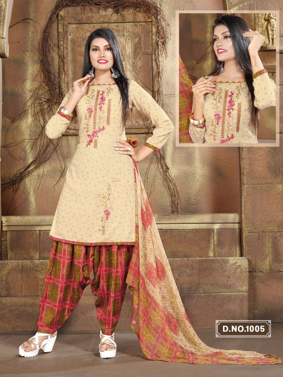 BEHTI BY JLF 1001 TO 1008 SERIES BEAUTIFUL PATIYALA SUITS STYLISH FANCY COLORFUL PARTY WEAR & OCCASIONAL WEAR COTTON PRINTED DRESSES AT WHOLESALE PRICE