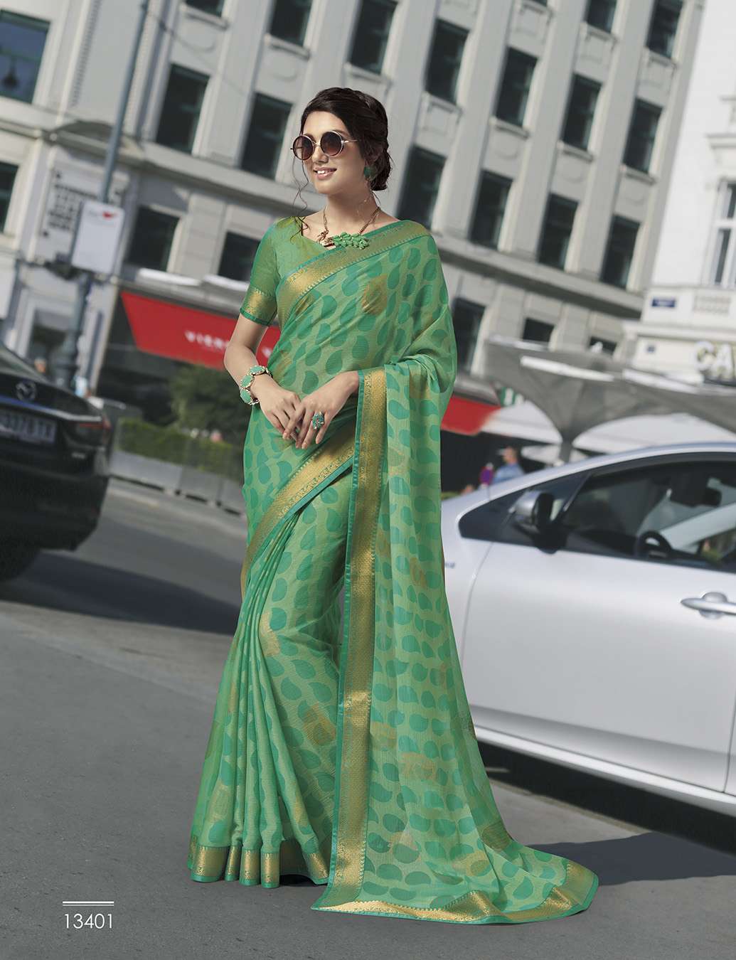 VINTAGE VOL-9 BY SUBHASH SAREES 13401 TO 13428 SERIES INDIAN TRADITIONAL WEAR COLLECTION BEAUTIFUL STYLISH FANCY COLORFUL PARTY WEAR & OCCASIONAL WEAR COTTON/SATIN/BRASSO SAREES AT WHOLESALE PRICE