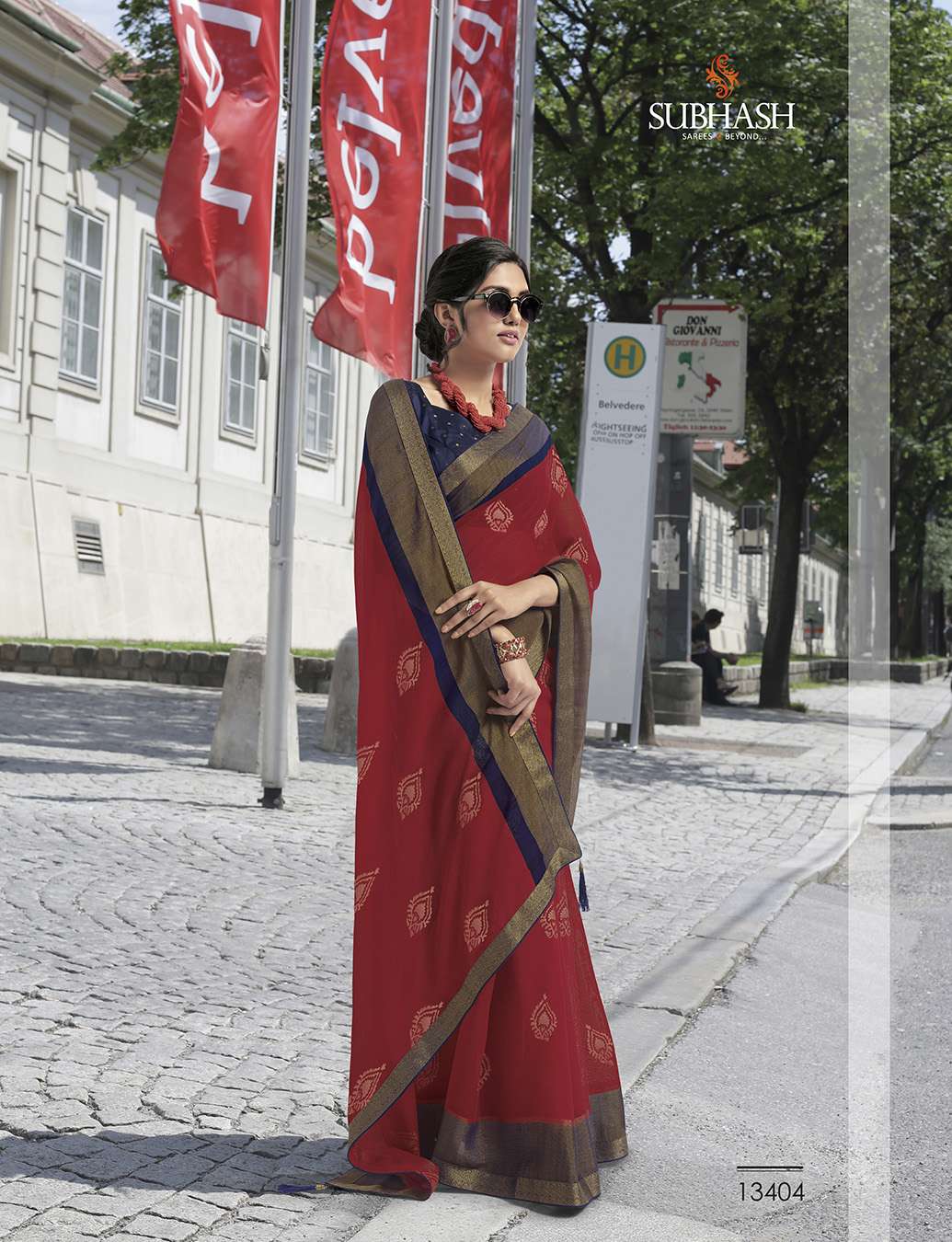 VINTAGE VOL-9 BY SUBHASH SAREES 13401 TO 13428 SERIES INDIAN TRADITIONAL WEAR COLLECTION BEAUTIFUL STYLISH FANCY COLORFUL PARTY WEAR & OCCASIONAL WEAR COTTON/SATIN/BRASSO SAREES AT WHOLESALE PRICE