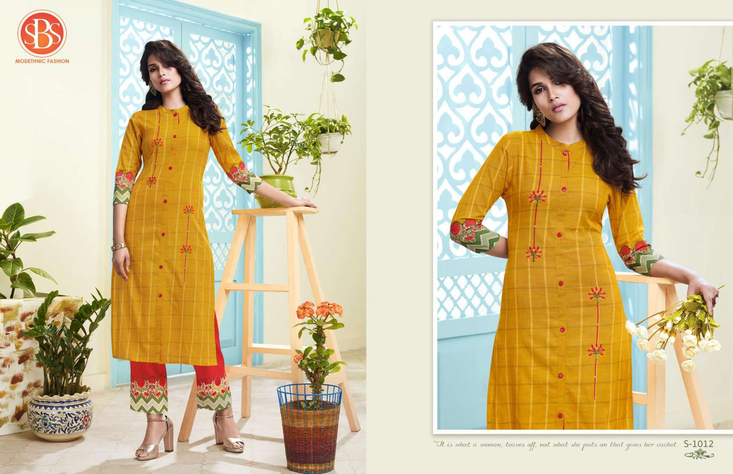 ANGEL BY SBS 1011 TO 1018 SERIES STYLISH FANCY BEAUTIFUL COLORFUL CASUAL WEAR & ETHNIC WEAR HANDLOOM/RAYON/COTTON KURTIS WITH BOTTOM AT WHOLESALE PRICE