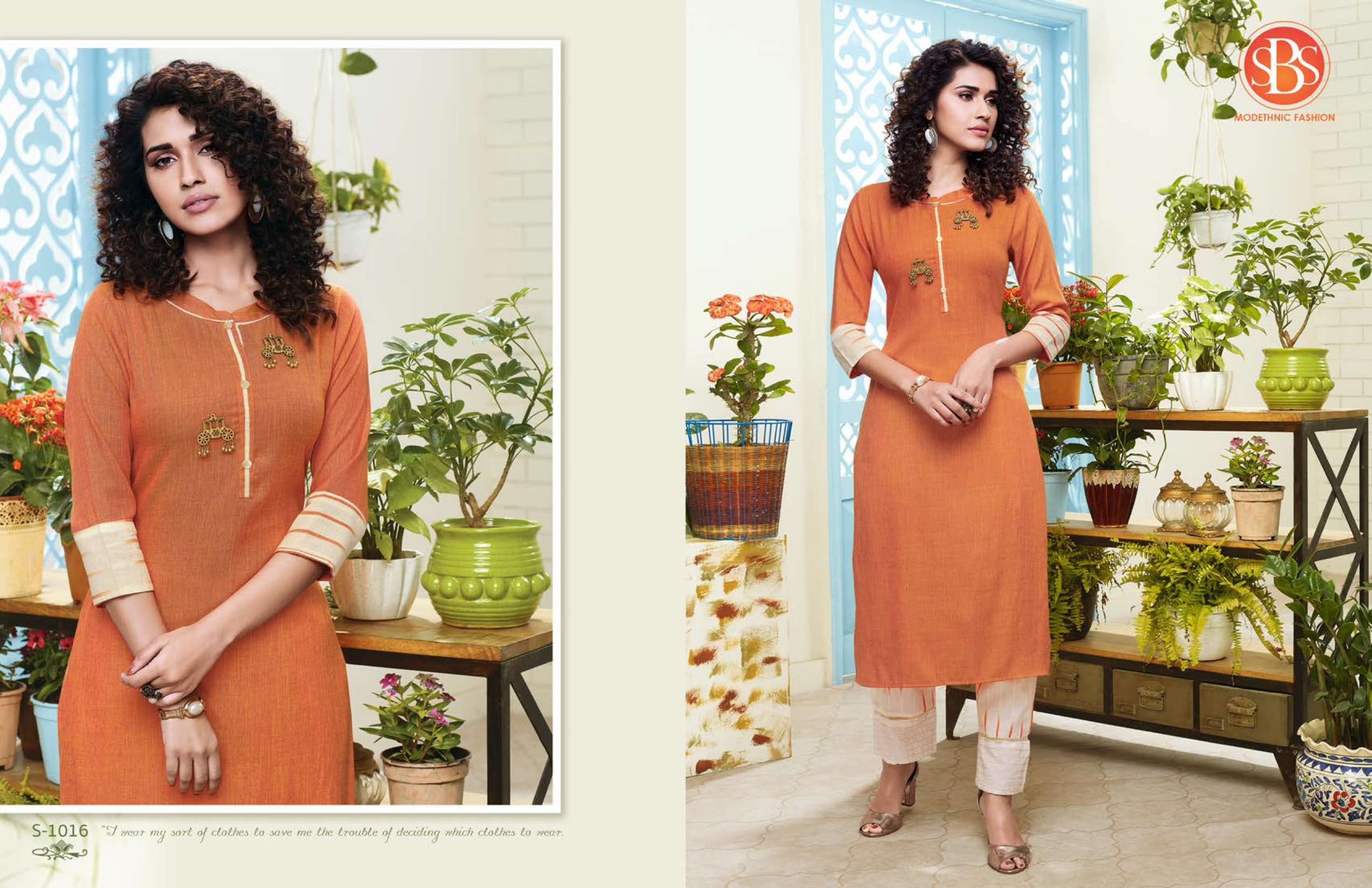 ANGEL BY SBS 1011 TO 1018 SERIES STYLISH FANCY BEAUTIFUL COLORFUL CASUAL WEAR & ETHNIC WEAR HANDLOOM/RAYON/COTTON KURTIS WITH BOTTOM AT WHOLESALE PRICE