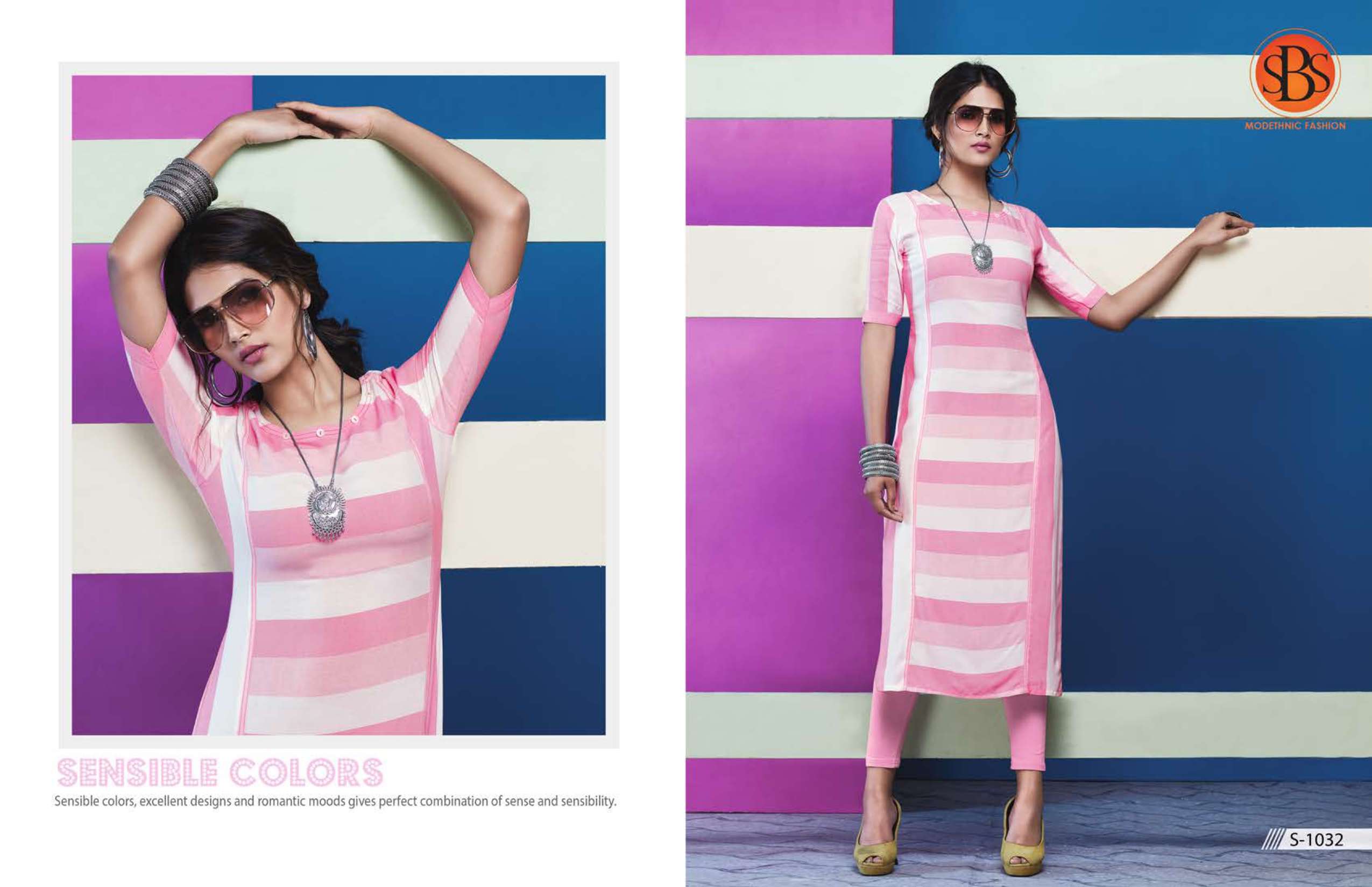 LEHER BY SBS 1031 TO 1034 SERIES STYLISH FANCY BEAUTIFUL COLORFUL CASUAL WEAR & ETHNIC WEAR US POLO KURTIS AT WHOLESALE PRICE