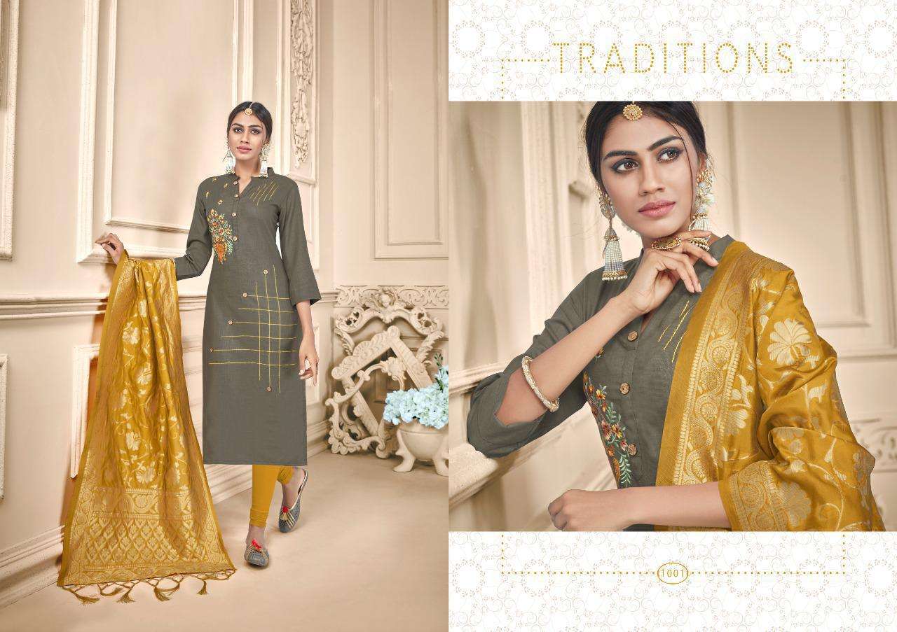 RAAS BY AMRUT VARSHA CREATION 1001 TO 1008 SERIES BEAUTIFUL STYLISH FANCY COLORFUL DESIGNER PARTY WEAR & ETHNIC WEAR HEAVY COTTON SLUB PRINTED DRESSES AT WHOLESALE PRICE