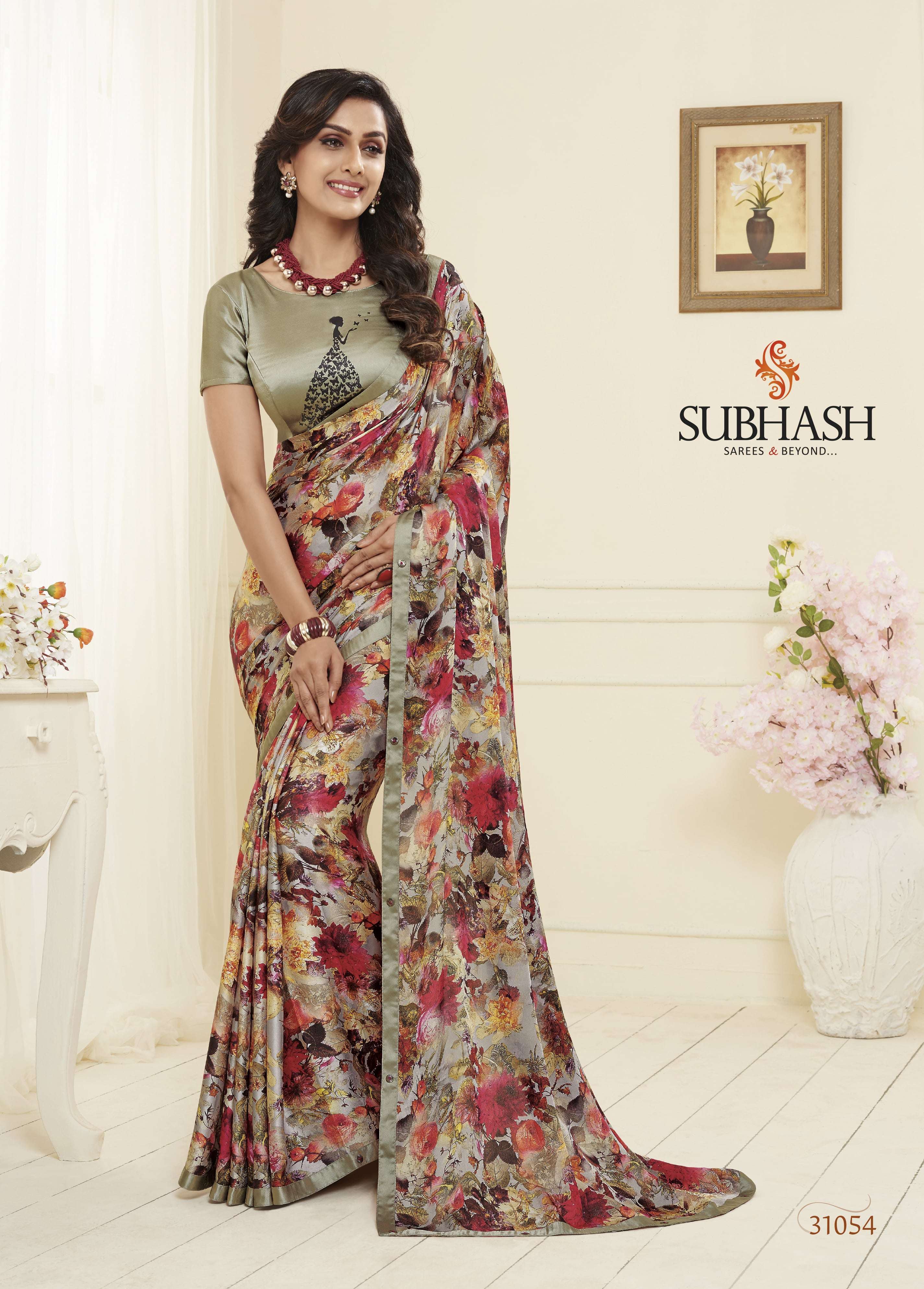 PRINTONIC VOL-3 BY SUBHASH SAREES 31051 TO 31066 SERIES INDIAN TRADITIONAL WEAR COLLECTION BEAUTIFUL STYLISH FANCY COLORFUL PARTY WEAR & OCCASIONAL WEAR GEORGETTE/SATIN GEORGETTE SAREES AT WHOLESALE PRICE