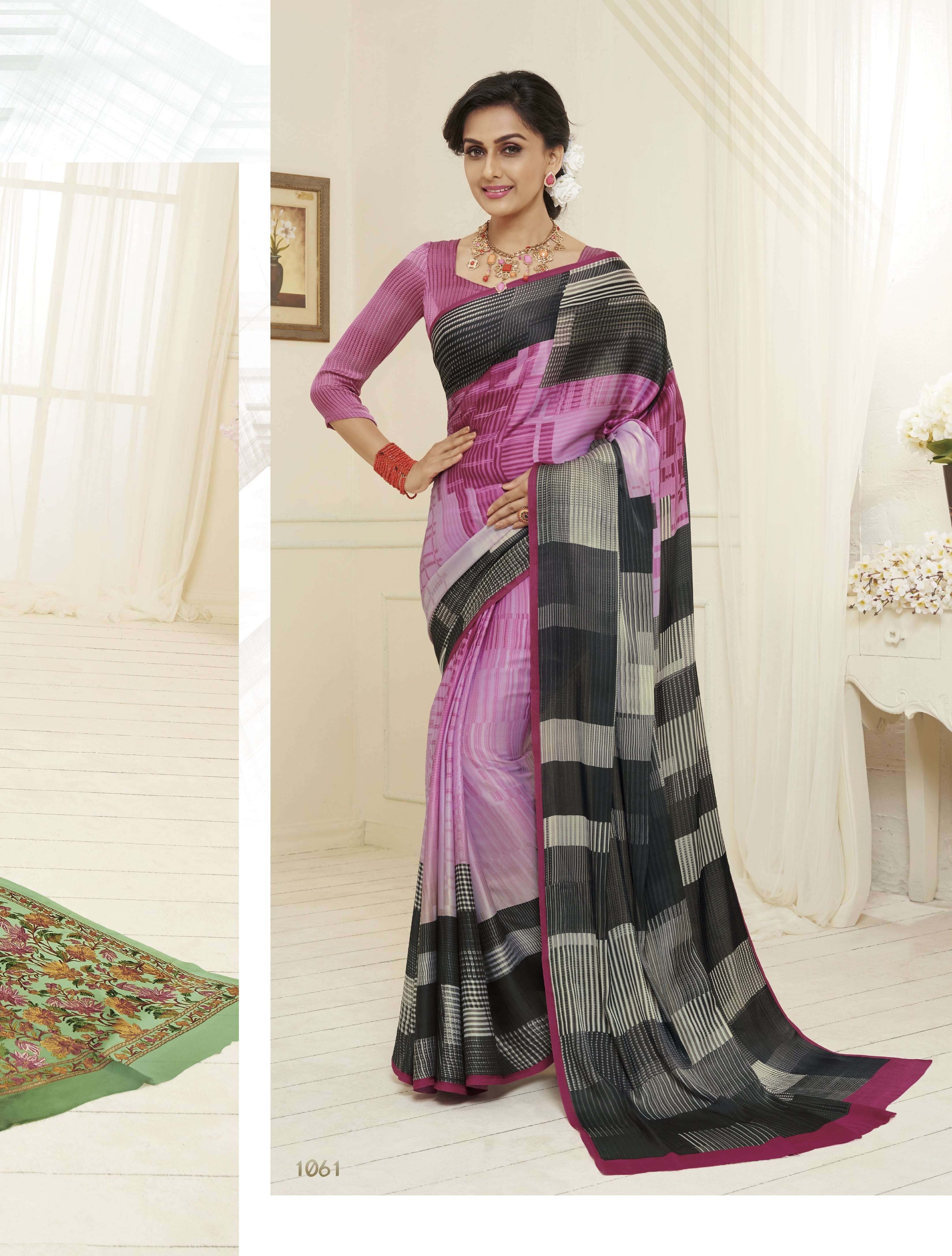 KIARA BY SUBHASH SAREES 1051 TO 1068 SERIES INDIAN TRADITIONAL WEAR COLLECTION BEAUTIFUL STYLISH FANCY COLORFUL PARTY WEAR & OCCASIONAL WEAR CREPE SATIN EMBROIDERED SAREES AT WHOLESALE PRICE