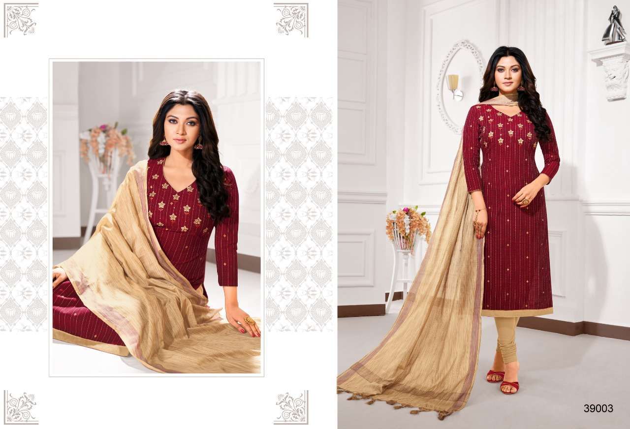 APPLE VOL-3 BY KAPIL TEX 39001 TO 39012 SERIES BEAUTIFUL COLORFUL STYLISH FANCY CASUAL WEAR & ETHNIC WEAR & READY TO WEAR SOUTH COTTON DRESSES AT WHOLESALE PRICE