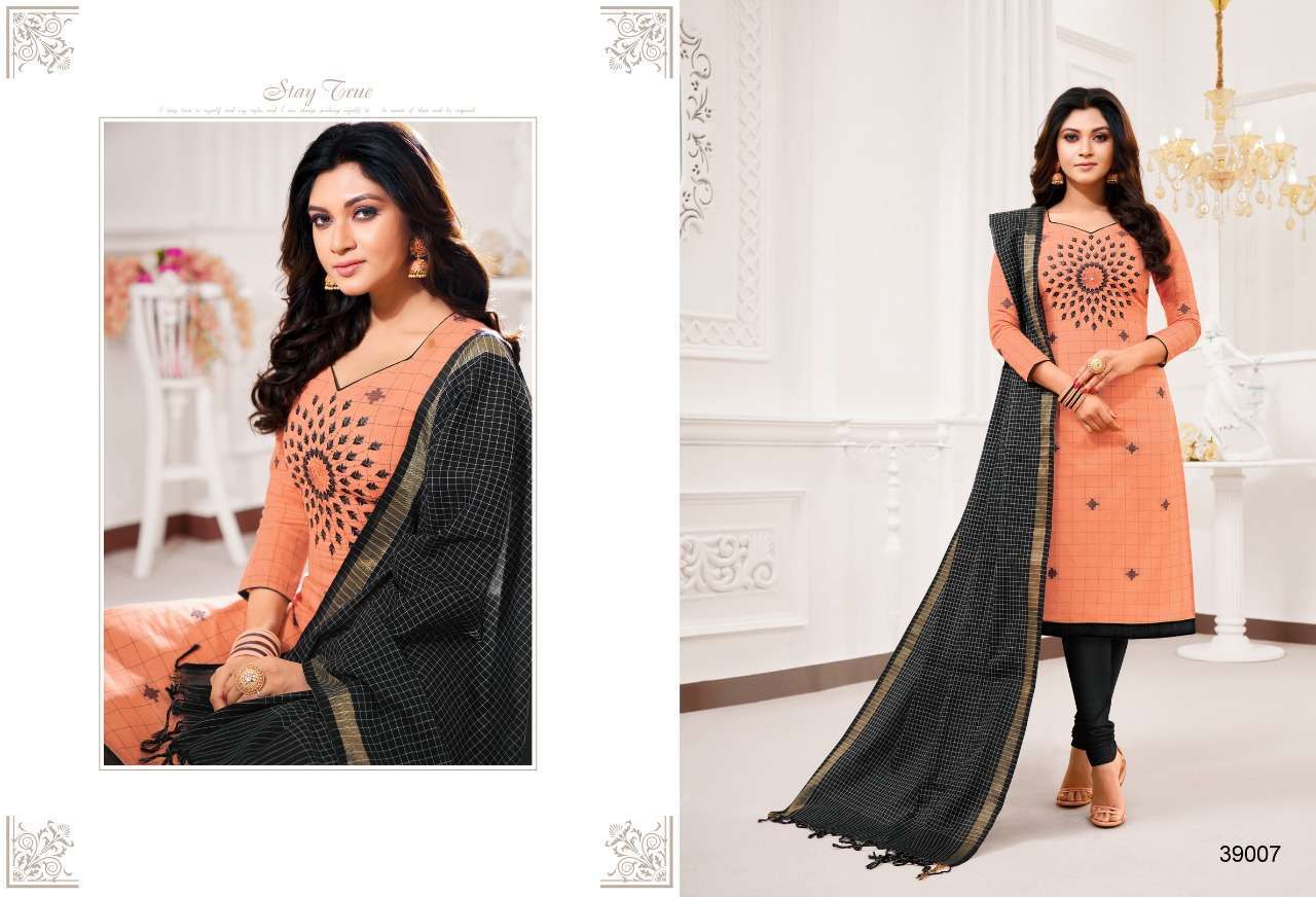 APPLE VOL-3 BY KAPIL TEX 39001 TO 39012 SERIES BEAUTIFUL COLORFUL STYLISH FANCY CASUAL WEAR & ETHNIC WEAR & READY TO WEAR SOUTH COTTON DRESSES AT WHOLESALE PRICE
