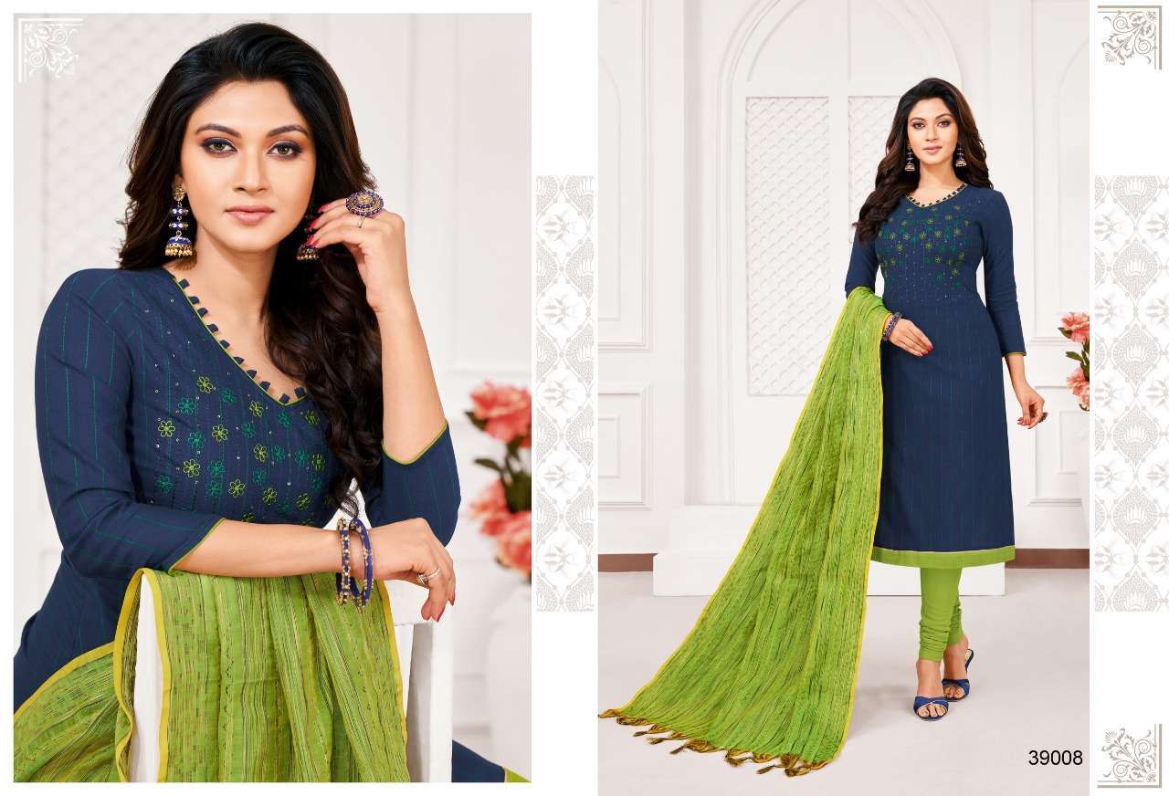 APPLE VOL-3 BY KAPIL TEX 39001 TO 39012 SERIES BEAUTIFUL COLORFUL STYLISH FANCY CASUAL WEAR & ETHNIC WEAR & READY TO WEAR SOUTH COTTON DRESSES AT WHOLESALE PRICE