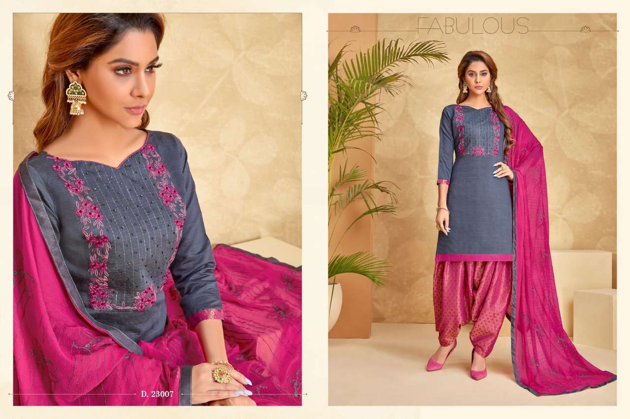 SENORITA BY RAGHAV ROYAL 23001 TO 23012 SERIES BEAUTIFUL STYLISH PATIALA SUITS FANCY COLORFUL CASUAL WEAR & ETHNIC WEAR & READY TO WEAR SOUTH COTTON EMBROIDERY DRESSES AT WHOLESALE PRICE