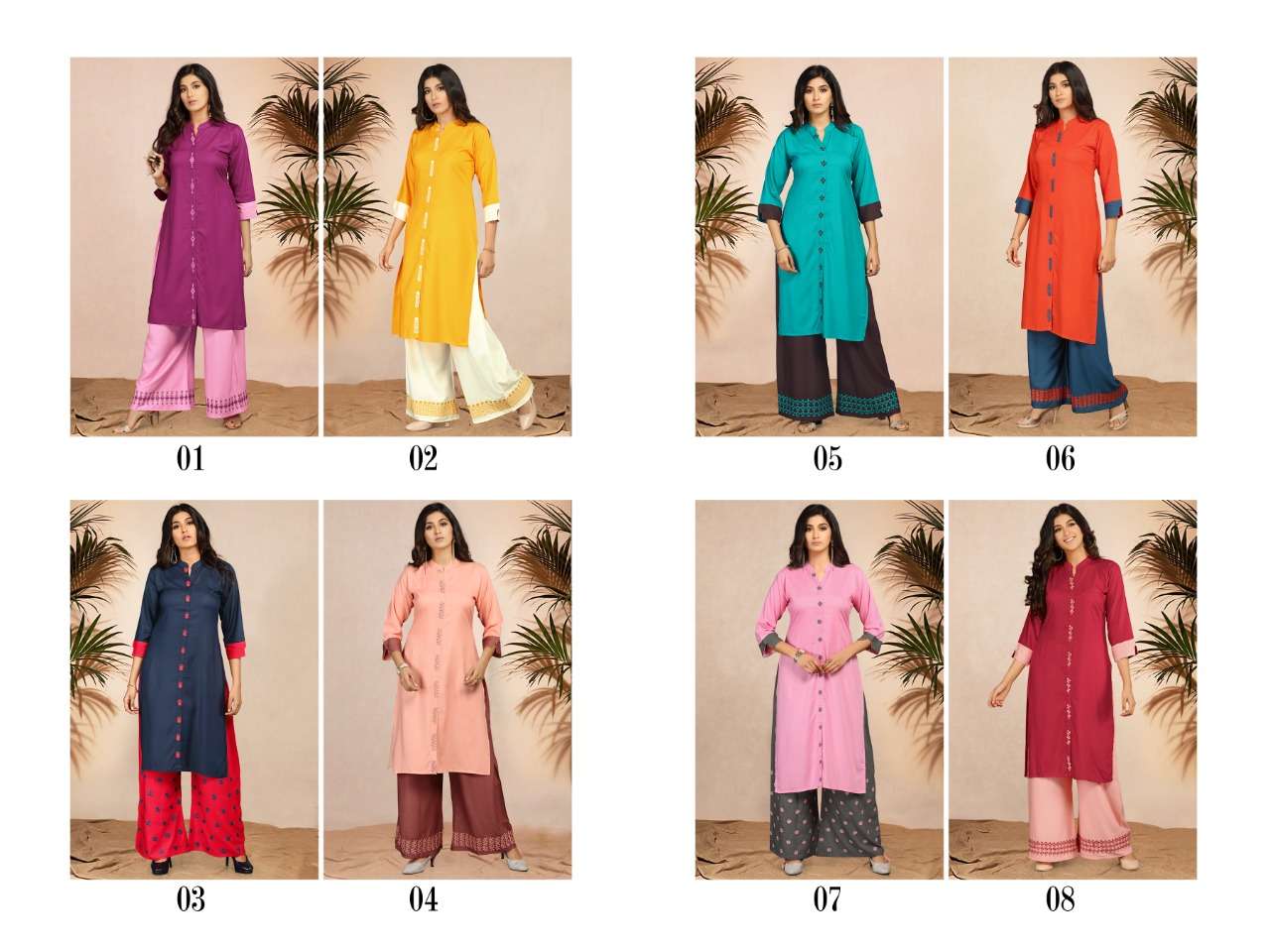 TAKA TAK BY THE ETHNIC STUDIO 01 TO 08 SERIES BEAUTIFUL STYLISH COLORFUL FANCY PARTY WEAR & ETHNIC WEAR & READY TO WEAR RAYON PRINTED KURTIS AT WHOLESALE PRICE