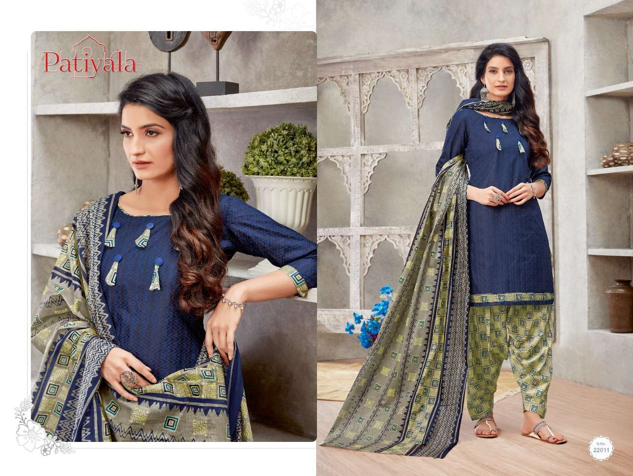 PATIYALA VOL-22 BY GANESHA 22005 to 22016 SERIES BEAUTIFUL PATIYALA SUITS STYLISH FANCY COLORFUL PARTY WEAR & OCCASIONAL WEAR PURE COTTON PRINT DRESSES AT WHOLESALE PRICE