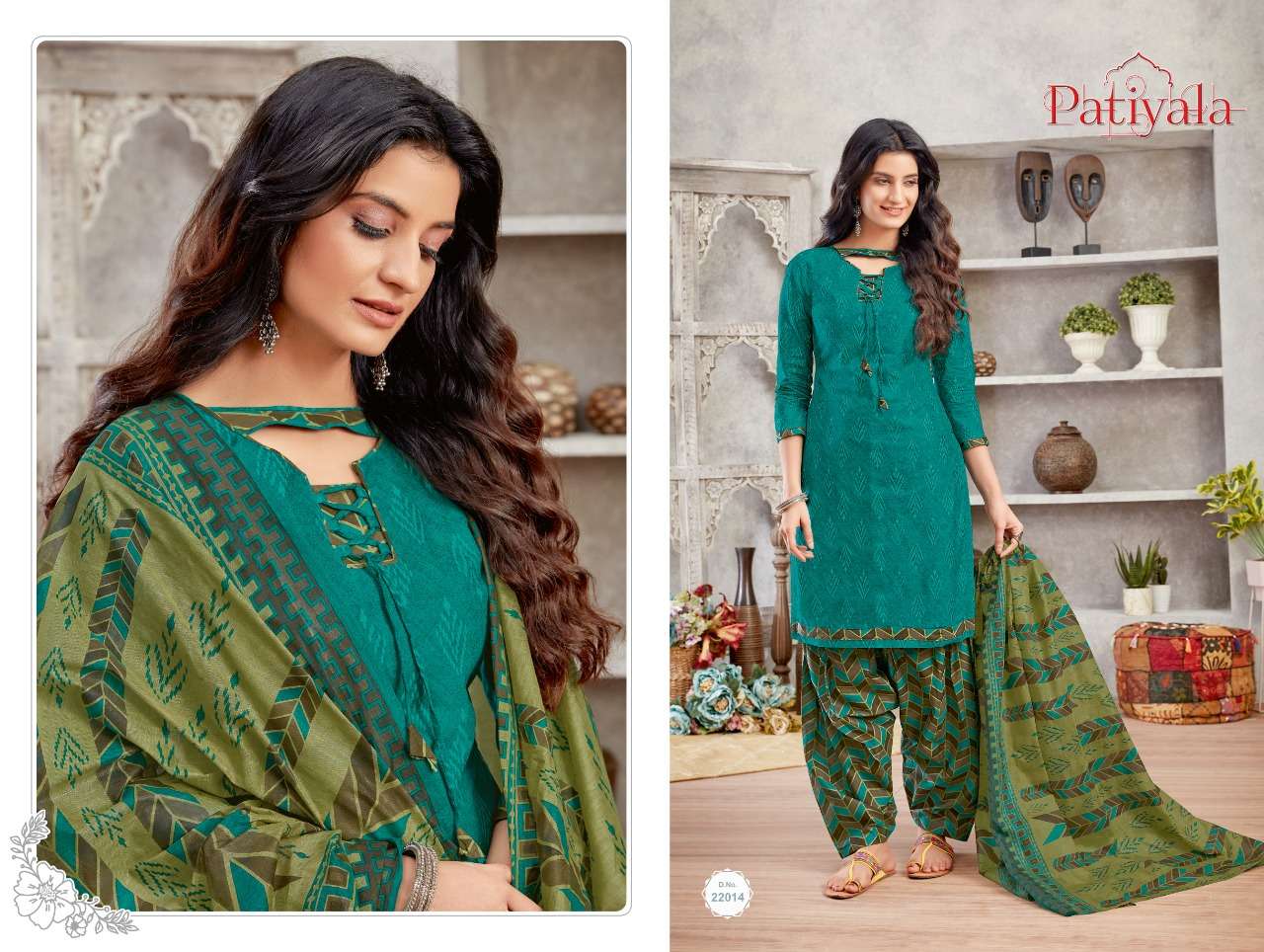 PATIYALA VOL-22 BY GANESHA 22005 to 22016 SERIES BEAUTIFUL PATIYALA SUITS STYLISH FANCY COLORFUL PARTY WEAR & OCCASIONAL WEAR PURE COTTON PRINT DRESSES AT WHOLESALE PRICE