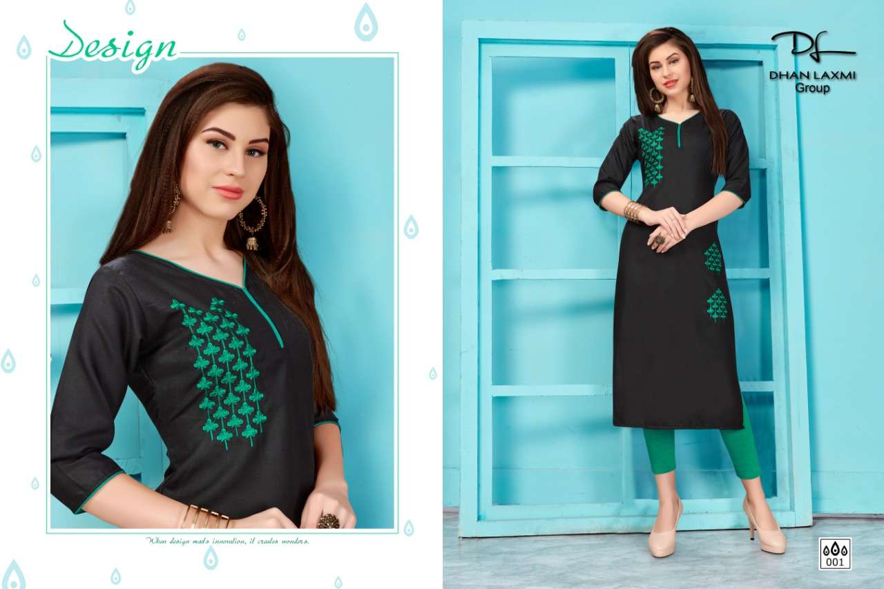 PALAK BY DHANLAXMI GROUP 001 TO 010 SERIES BEAUTIFUL STYLISH FANCY COLORFUL CASUAL WEAR & ETHNIC WEAR & READY TO WEAR COTTON SLUB KURTIS AT WHOLESALE PRICE