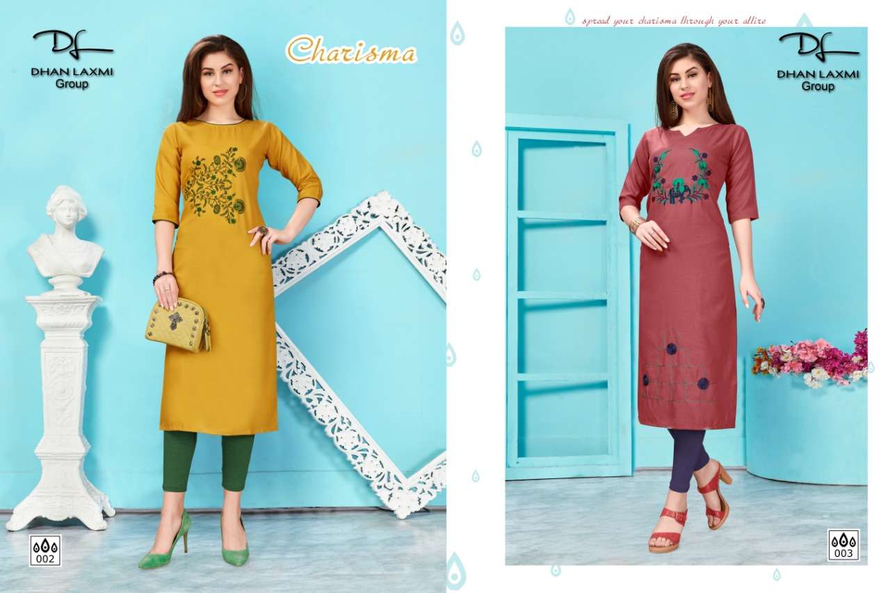 PALAK BY DHANLAXMI GROUP 001 TO 010 SERIES BEAUTIFUL STYLISH FANCY COLORFUL CASUAL WEAR & ETHNIC WEAR & READY TO WEAR COTTON SLUB KURTIS AT WHOLESALE PRICE