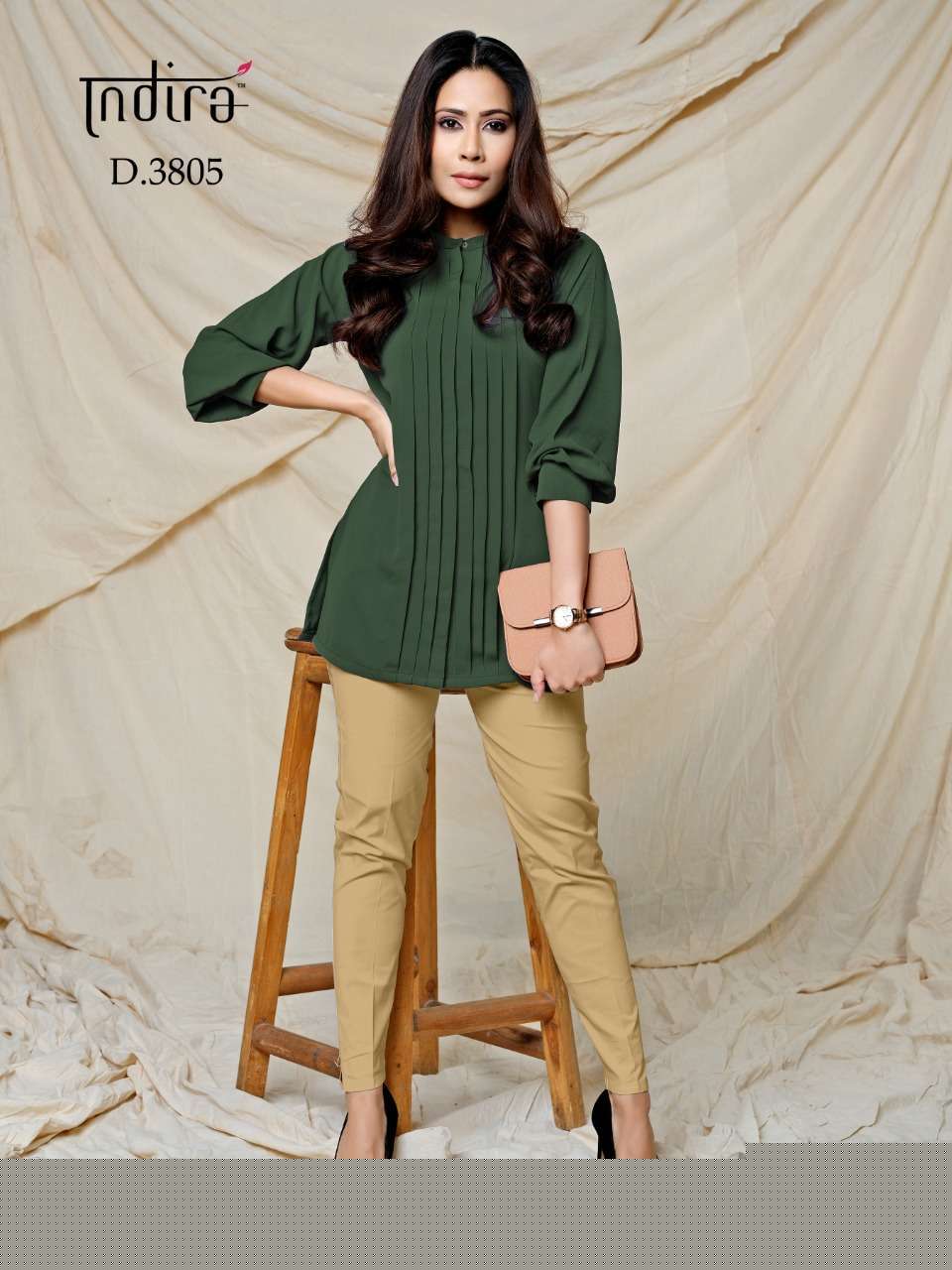 FOREVER VOL-2 BY INDIRA 3801 TO 3808 SERIES BEAUTIFUL STYLISH FANCY COLORFUL CASUAL WEAR & ETHNIC WEAR SOFT VISCOSE GEORGETTE TOPS AT WHOLESALE PRICE
