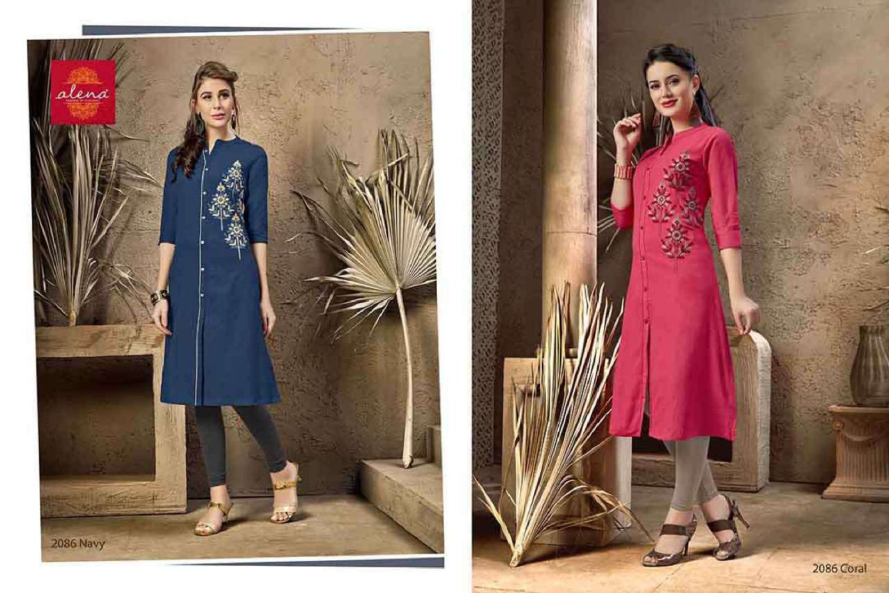 TANTRA BY ALENA 2084-A TO 22084-B SERIES BEAUTIFUL STYLISH FANCY COLORFUL CASUAL WEAR & ETHNIC WEAR COTTON FLEX PRINTED KURTIS AT WHOLESALE PRICE