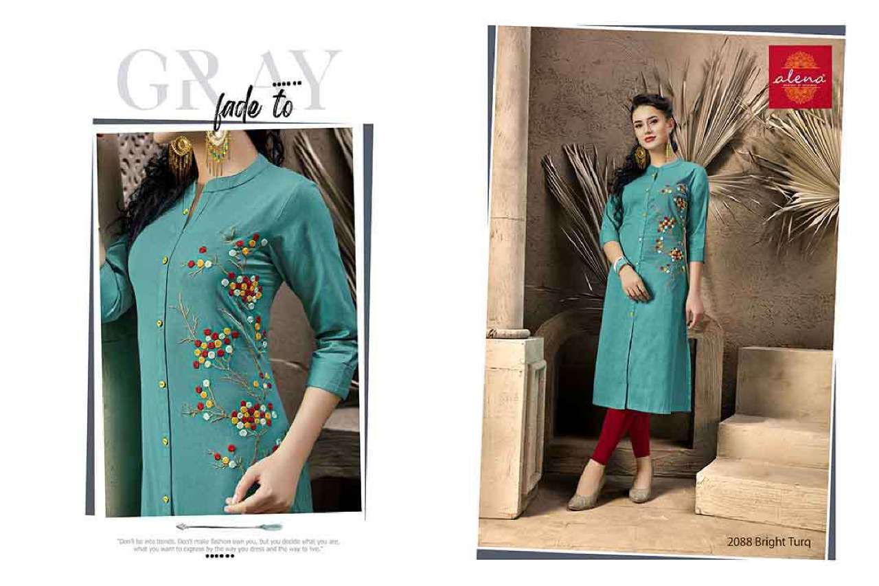TANTRA BY ALENA 2084-A TO 22084-B SERIES BEAUTIFUL STYLISH FANCY COLORFUL CASUAL WEAR & ETHNIC WEAR COTTON FLEX PRINTED KURTIS AT WHOLESALE PRICE