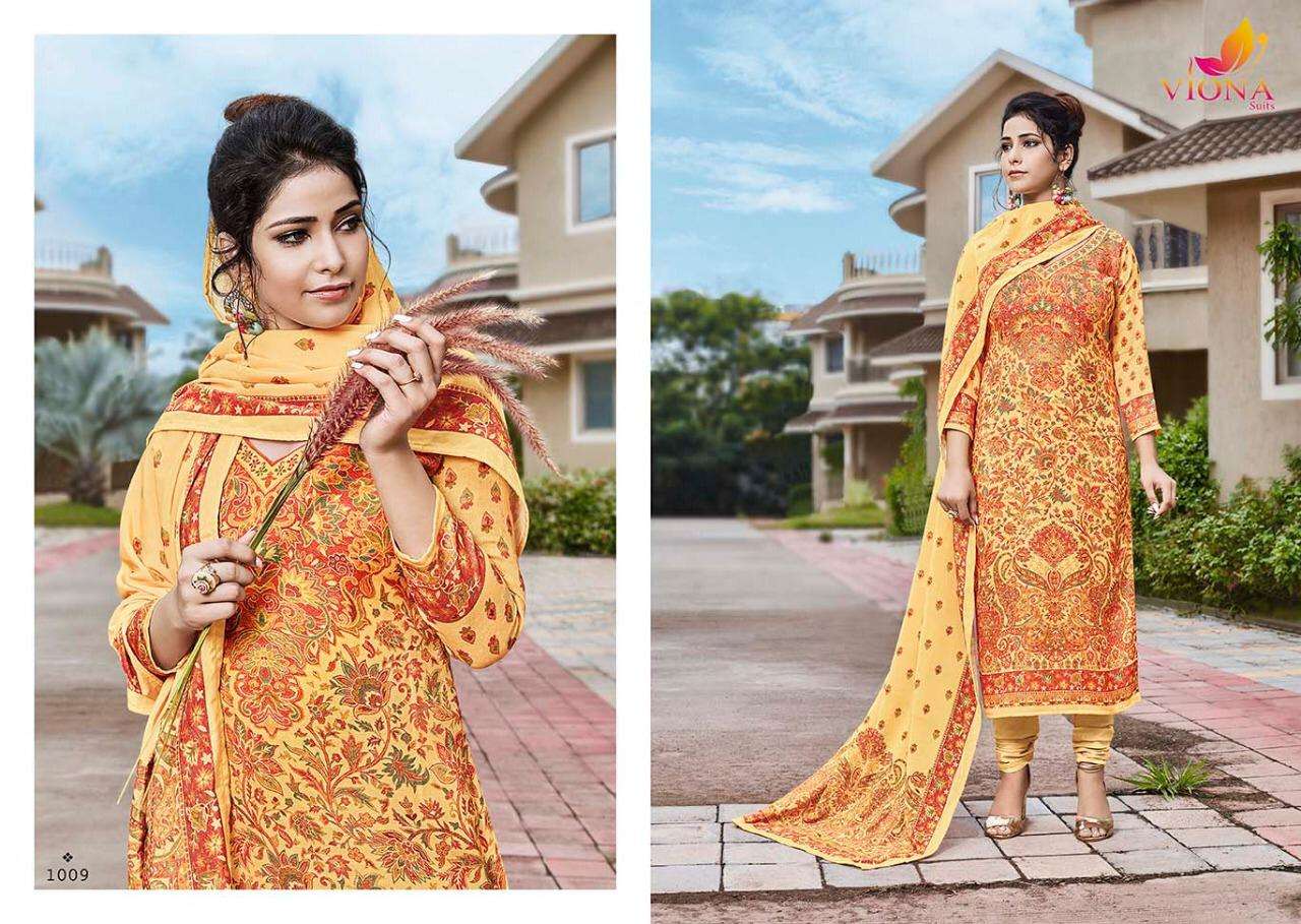 AZBIRA BY VIONA SUITS 1009 TO 1016 SERIES BEAUTIFUL STYLISH DESIGNER PRINTED AND EMBROIDERED PARTY WEAR OCCASIONAL WEAR HEAVY PASHMINA DIGITAL PRINTED DRESSES AT WHOLESALE PRICE