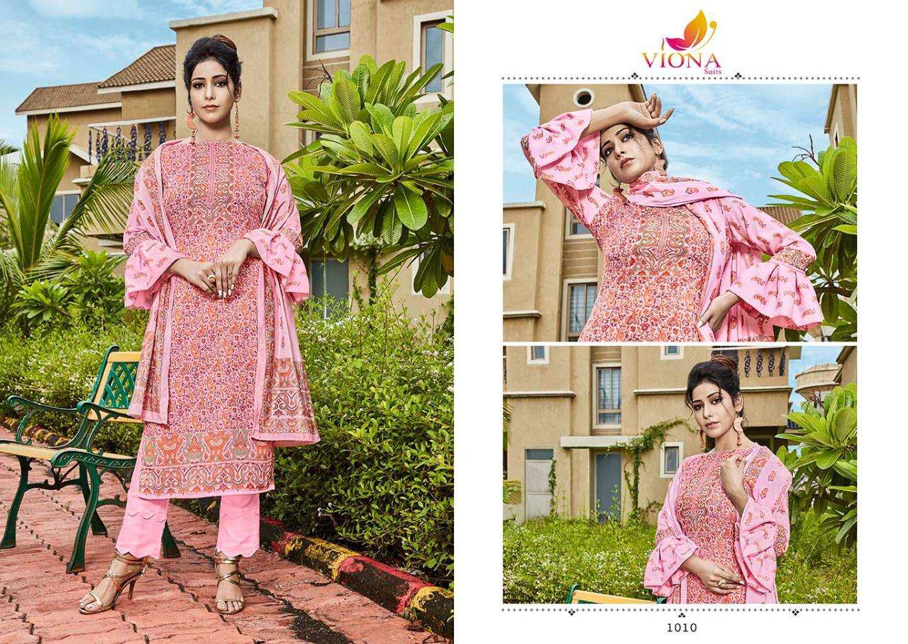 AZBIRA BY VIONA SUITS 1009 TO 1016 SERIES BEAUTIFUL STYLISH DESIGNER PRINTED AND EMBROIDERED PARTY WEAR OCCASIONAL WEAR HEAVY PASHMINA DIGITAL PRINTED DRESSES AT WHOLESALE PRICE