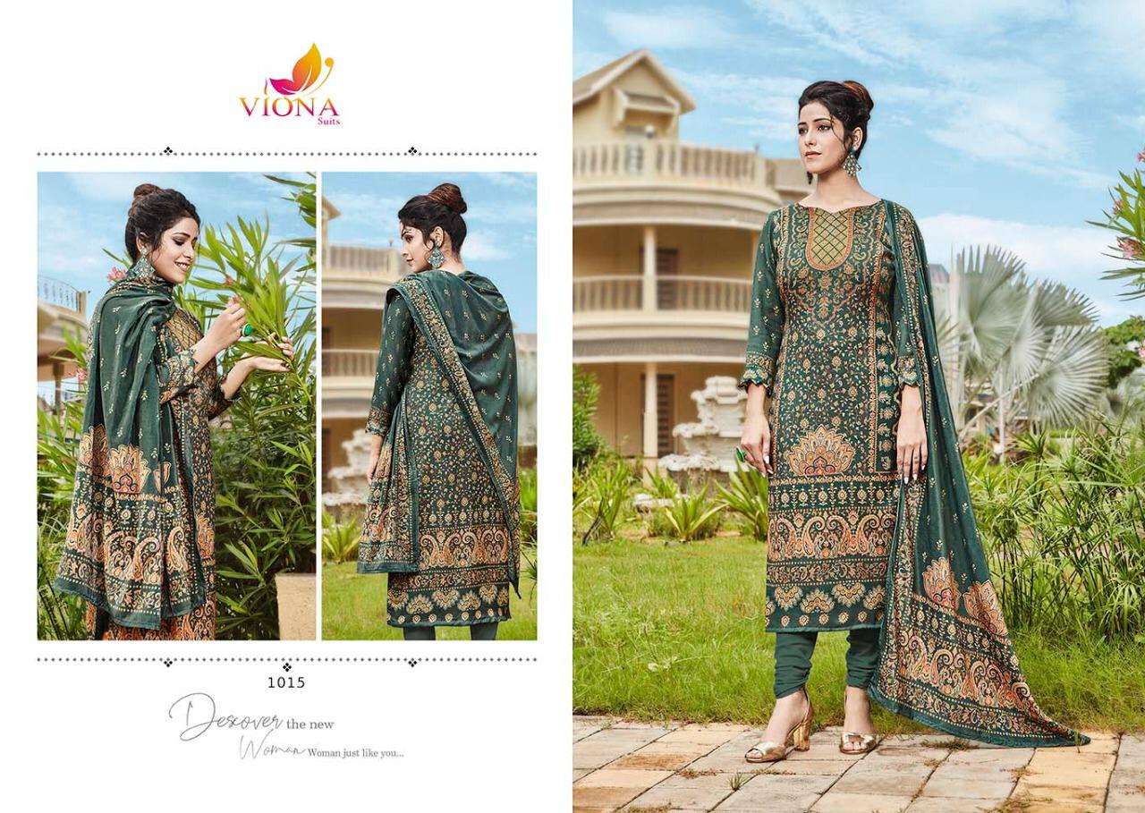 AZBIRA BY VIONA SUITS 1009 TO 1016 SERIES BEAUTIFUL STYLISH DESIGNER PRINTED AND EMBROIDERED PARTY WEAR OCCASIONAL WEAR HEAVY PASHMINA DIGITAL PRINTED DRESSES AT WHOLESALE PRICE