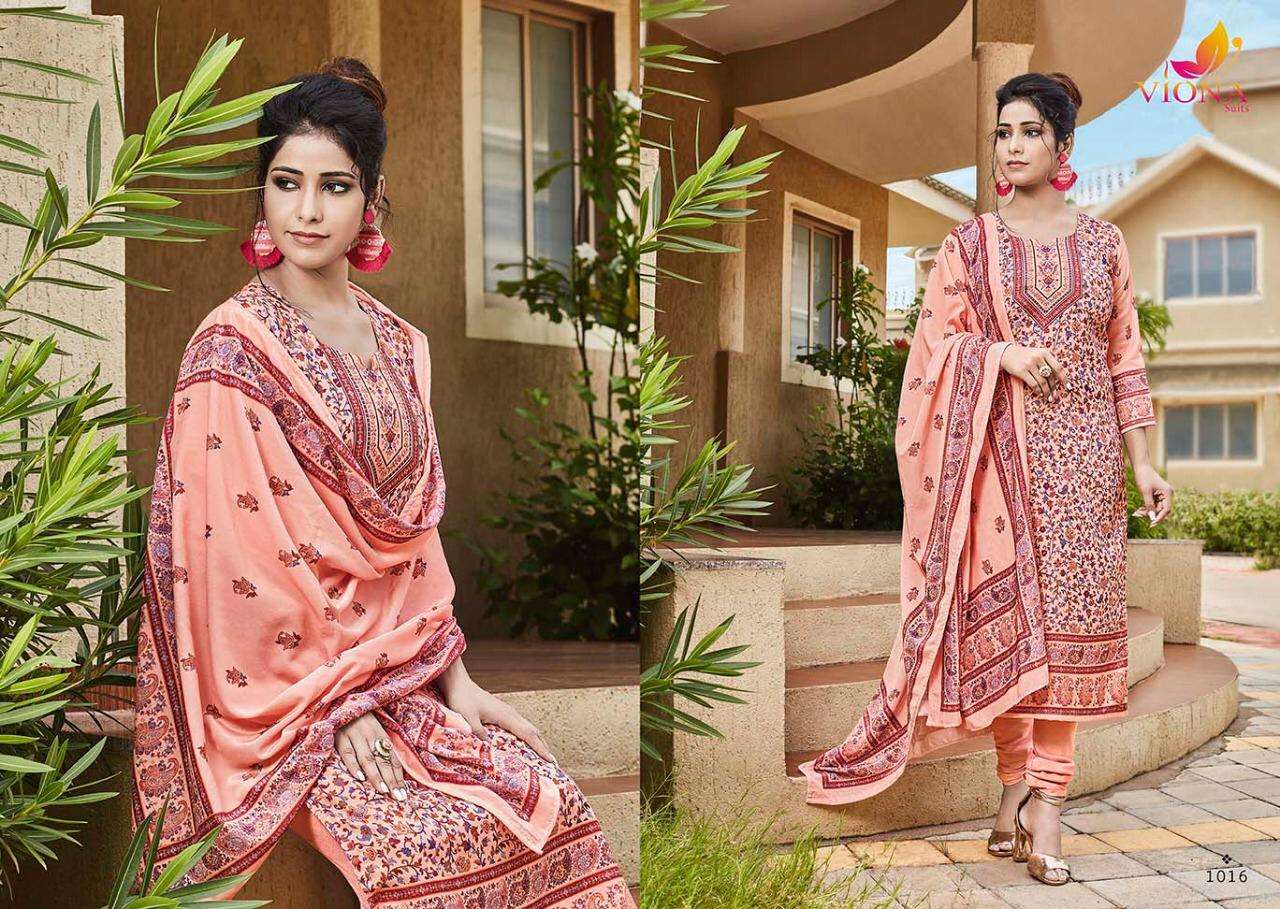 AZBIRA BY VIONA SUITS 1009 TO 1016 SERIES BEAUTIFUL STYLISH DESIGNER PRINTED AND EMBROIDERED PARTY WEAR OCCASIONAL WEAR HEAVY PASHMINA DIGITAL PRINTED DRESSES AT WHOLESALE PRICE