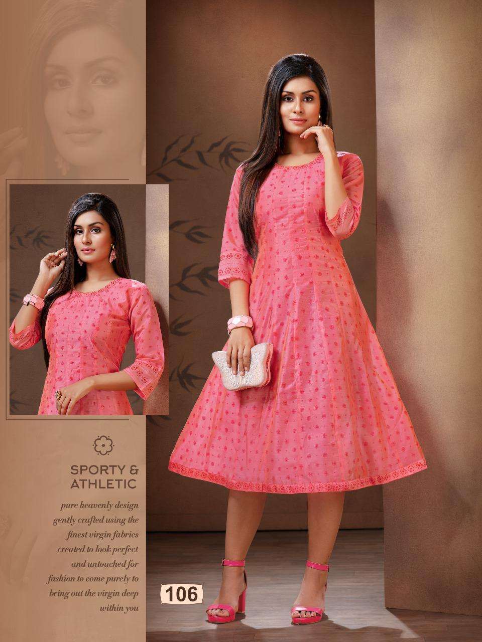 SWEET GIRL BY VIYASSA 101 TO 108 SERIES BEAUTIFUL COLORFUL STYLISH FANCY CASUAL WEAR & ETHNIC WEAR & READY TO WEAR HEAVY BANGLORI SILKKURTIS AT WHOLESALE PRICE