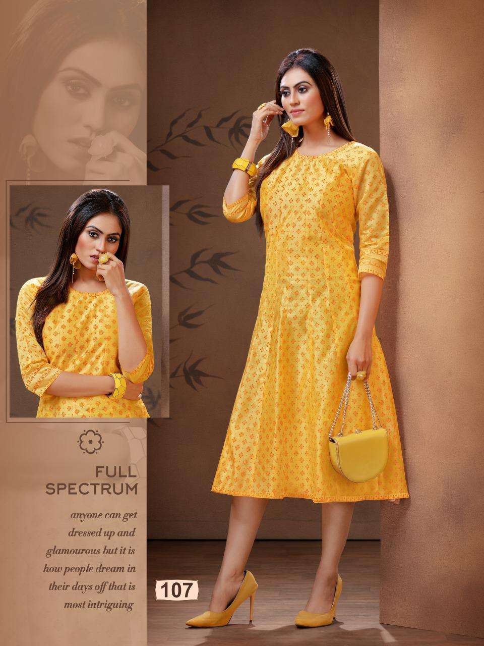 SWEET GIRL BY VIYASSA 101 TO 108 SERIES BEAUTIFUL COLORFUL STYLISH FANCY CASUAL WEAR & ETHNIC WEAR & READY TO WEAR HEAVY BANGLORI SILKKURTIS AT WHOLESALE PRICE
