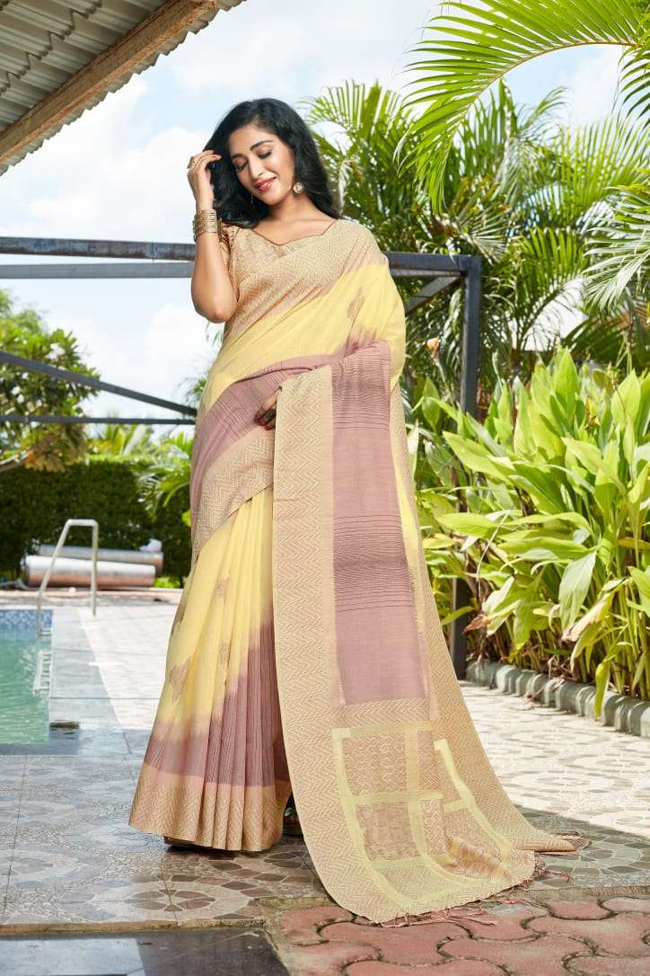 Paridhan Silk By Raj Yog 01 To 06 Series Indian Traditional Wear Collection Beautiful Stylish Fancy Colorful Party Wear & Occasional Wear Pure Linen Silk Printed Sarees At Wholesale Price