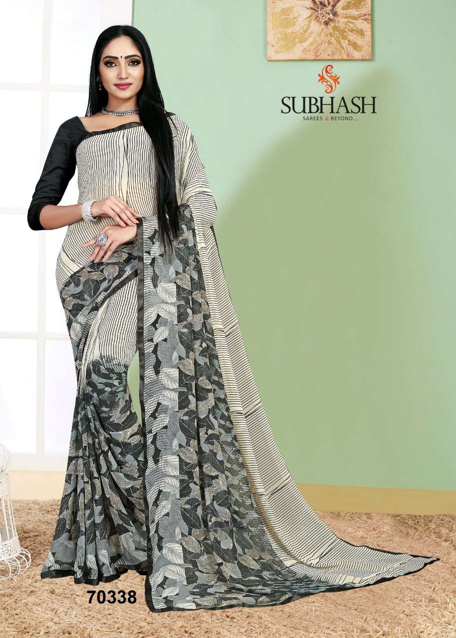 MIX GEORGETTE SAREES BY SUBHASH SAREES INDIAN TRADITIONAL WEAR COLLECTION BEAUTIFUL STYLISH FANCY COLORFUL PARTY WEAR & OCCASIONAL WEAR FANCY SAREES AT WHOLESALE PRICE