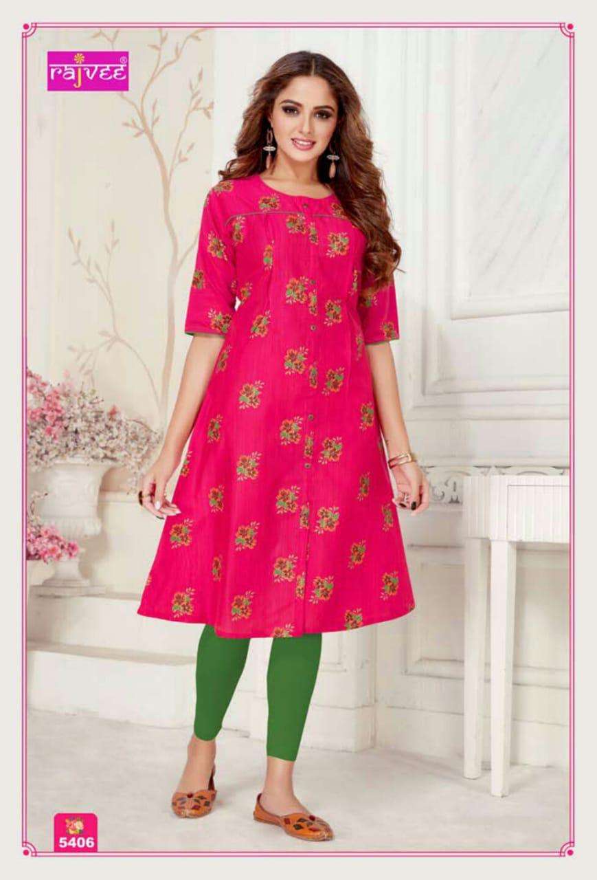 ASHMITA BY RAJVEE 1001 TO 1008 SERIES BEAUTIFUL STYLISH COLORFUL FANCY PARTY WEAR & ETHNIC WEAR & READY TO WEAR SLUB SILK KURTIS AT WHOLESALE PRICE