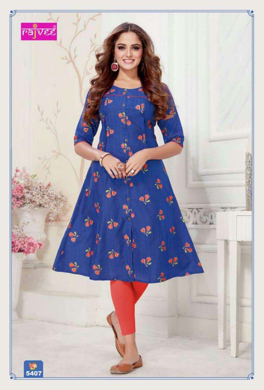 ASHMITA BY RAJVEE 1001 TO 1008 SERIES BEAUTIFUL STYLISH COLORFUL FANCY PARTY WEAR & ETHNIC WEAR & READY TO WEAR SLUB SILK KURTIS AT WHOLESALE PRICE