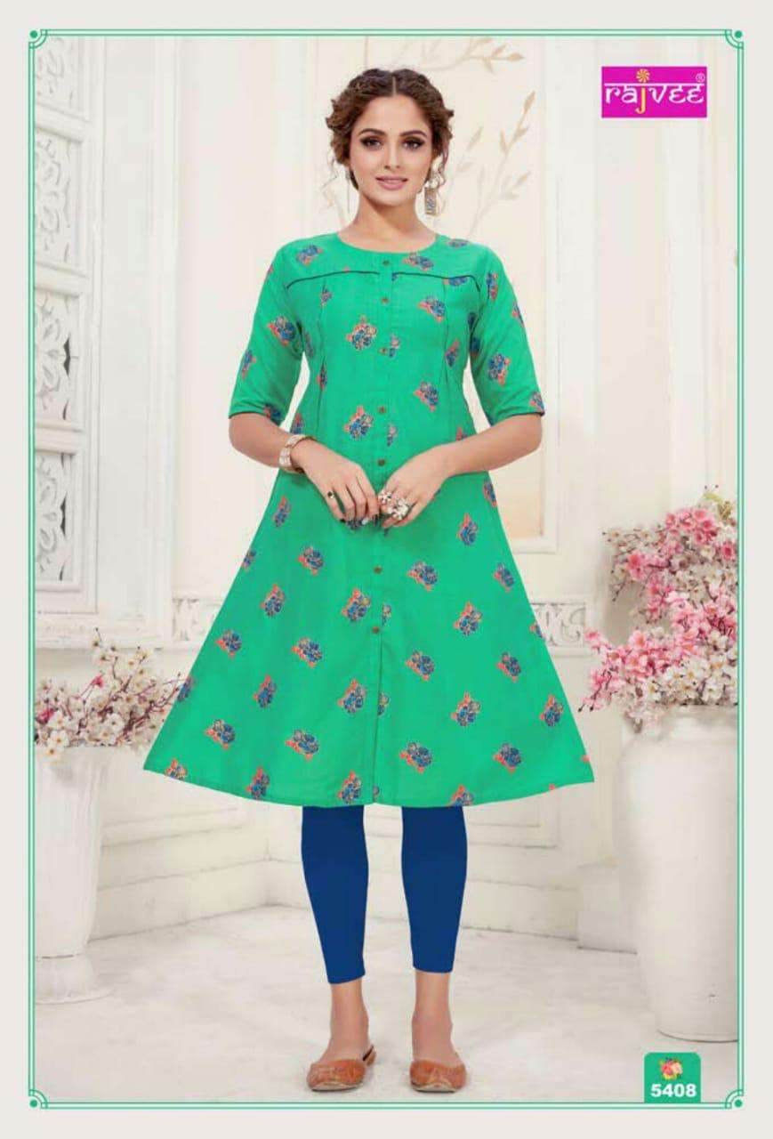 ASHMITA BY RAJVEE 1001 TO 1008 SERIES BEAUTIFUL STYLISH COLORFUL FANCY PARTY WEAR & ETHNIC WEAR & READY TO WEAR SLUB SILK KURTIS AT WHOLESALE PRICE