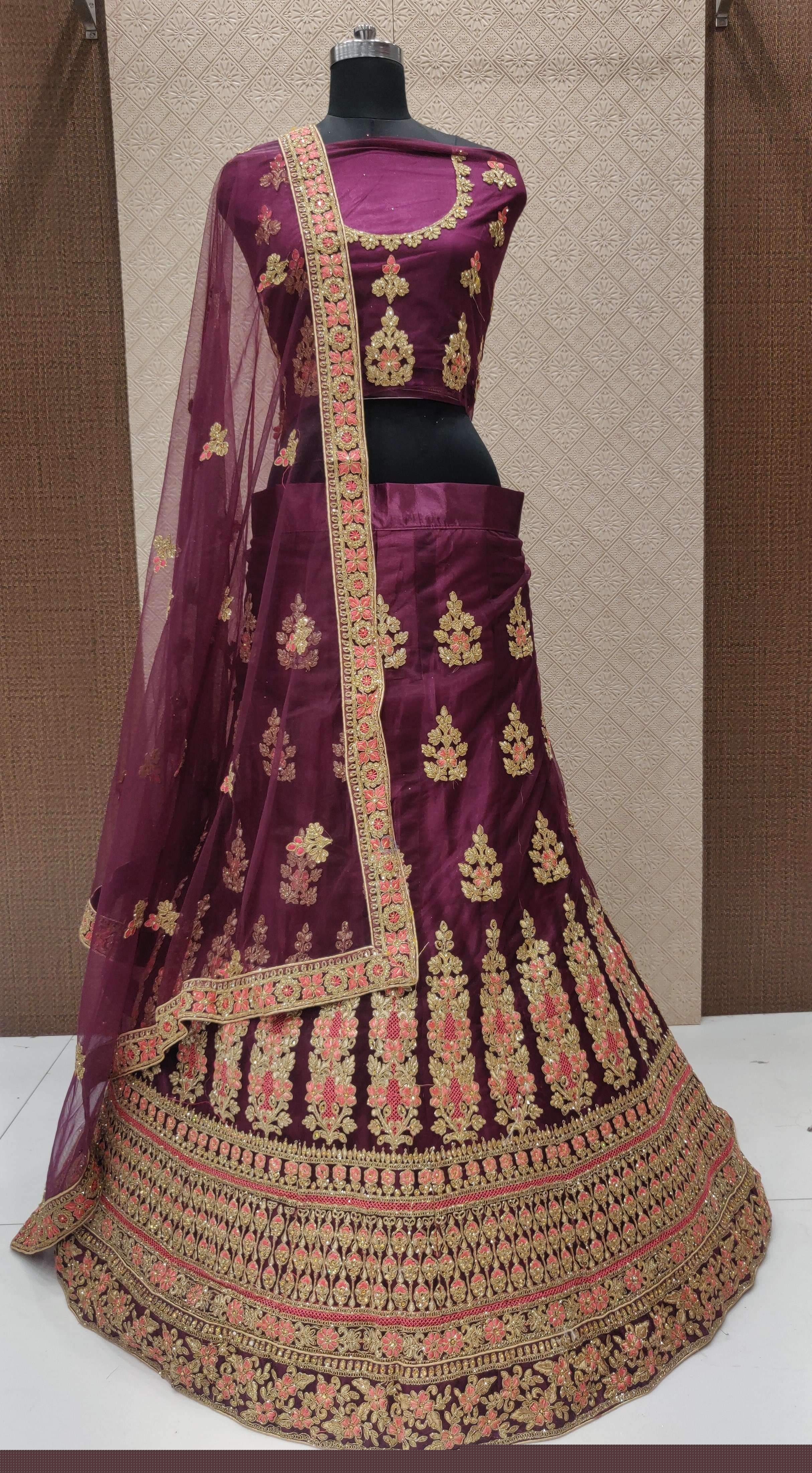 RANGMANCH BY FASHID WHOLESALE 1001 TO 1004 SERIES INDIAN DESIGNER TRADITIONAL WEAR COLLECTION BEAUTIFUL STYLISH FANCY COLORFUL PARTY WEAR & OCCASIONAL WEAR NET LEHENGAS AT WHOLESALE PRICE
