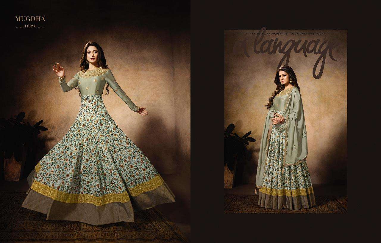 MUGDHA HIT COLLECTION BY MUGDHA ANARKALI DESIGNER BEAUTIFUL SUITS COLORFUL STYLISH FANCY CASUAL WEAR & ETHNIC WEAR FANCY EMBROIDERED DRESSES AT WHOLESALE PRICE