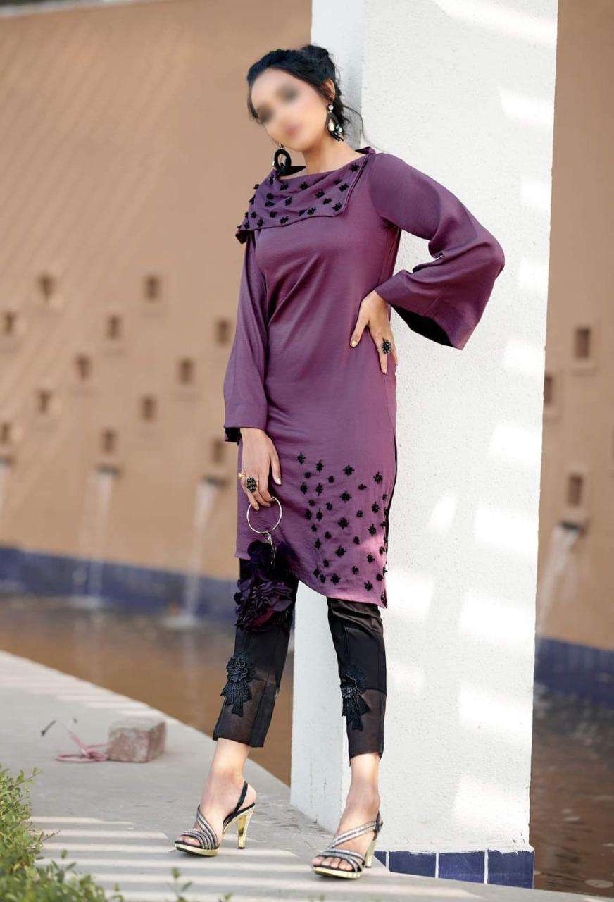 MUSHQ BY HIBA FASHION 101 TO 103 SERIES STYLISH FANCY BEAUTIFUL COLORFUL CASUAL WEAR & ETHNIC WEAR PURE GEORGETTE KURTIS WITH BOTTOM AT WHOLESALE PRICE