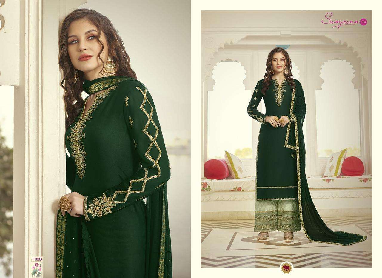SAMREEN BY SAMPANN NX 11001 TO 1106 SERIES DESIGNER PAKISTANI SUITS BEAUTIFUL STYLISH FANCY COLORFUL PARTY WEAR & OCCASIONAL WEAR MODAL SATIN DRESSES AT WHOLESALE PRICE