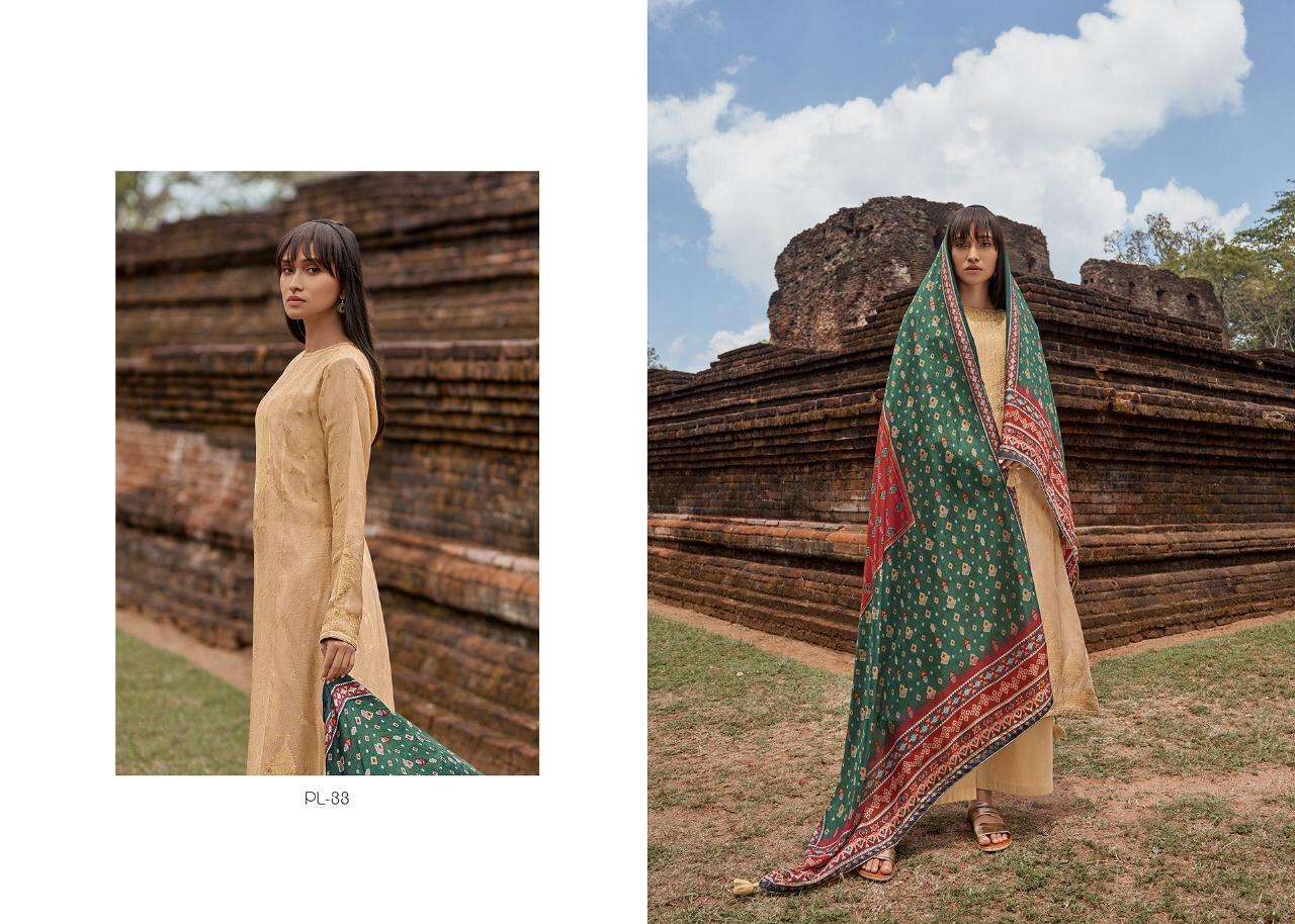 PATOLA VOL-3 BY VARSHA FASHION 31 TO 38 SERIES DESIGNER PAKISTANI SUITS BEAUTIFUL STYLISH FANCY COLORFUL PARTY WEAR & OCCASIONAL WEAR SELF PLACEMENT WEAVON DRESSES AT WHOLESALE PRICE