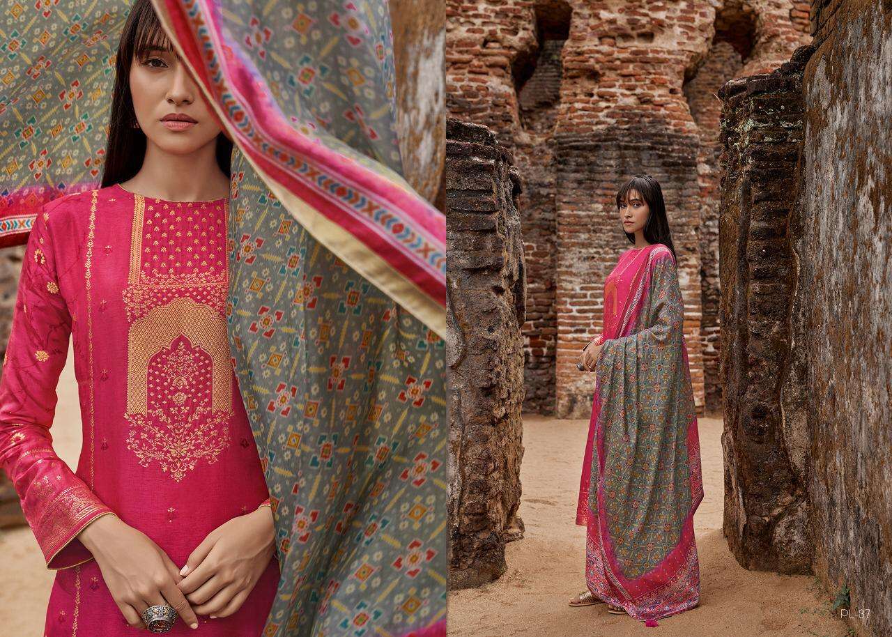 PATOLA VOL-3 BY VARSHA FASHION 31 TO 38 SERIES DESIGNER PAKISTANI SUITS BEAUTIFUL STYLISH FANCY COLORFUL PARTY WEAR & OCCASIONAL WEAR SELF PLACEMENT WEAVON DRESSES AT WHOLESALE PRICE