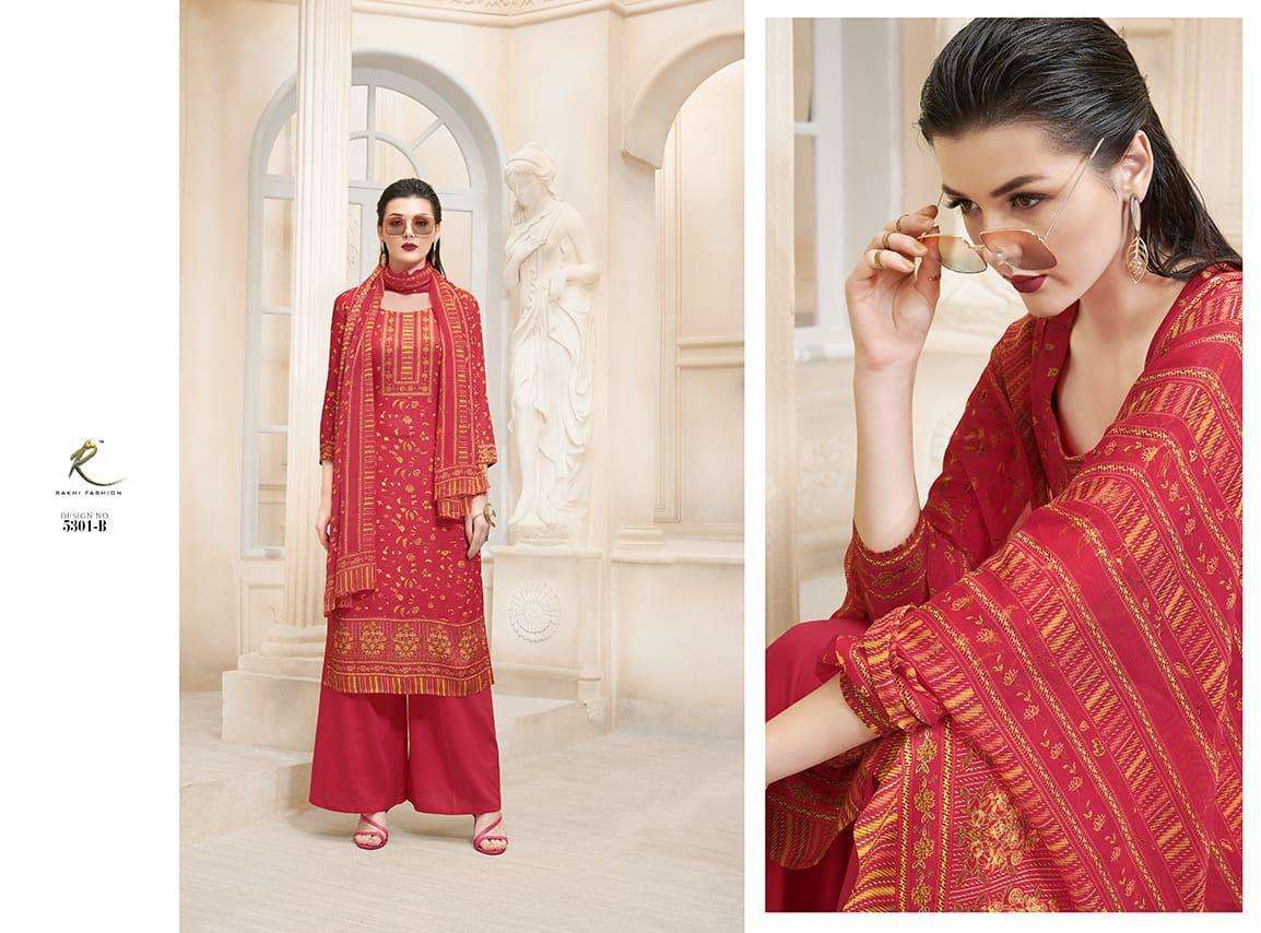 PARAMPARA BY RAKHI FASHION 5301-A TO 5304-B SERIES DESIGNER SUITS BEAUTIFUL STYLISH FANCY COLORFUL PARTY WEAR & ETHNIC WEAR PURE VISCOSE MODAL DIGITAL PRINTED DRESSES AT WHOLESALE PRICE