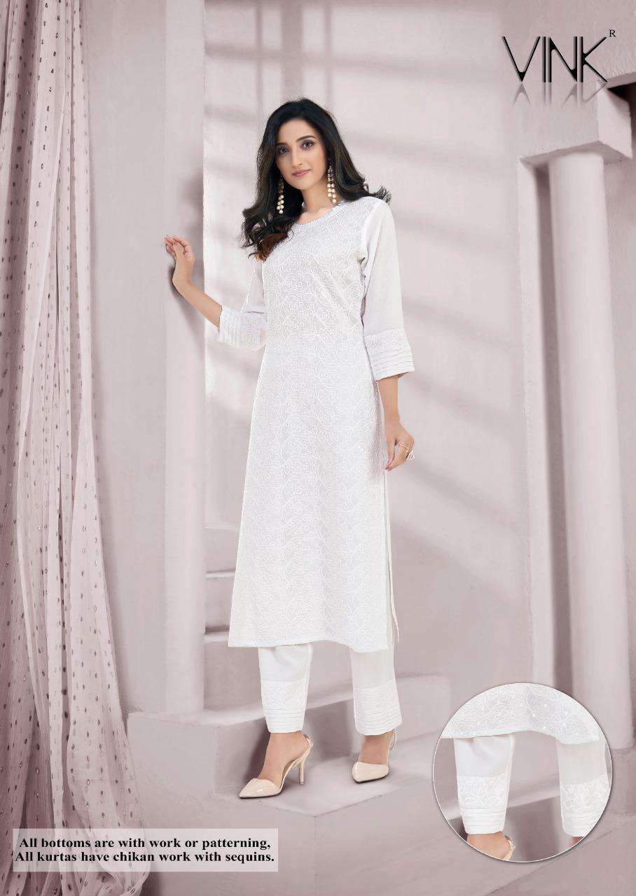 LUCKNOWI VOL-2 BY VINK 861 TO 868 SERIES BEAUTIFUL STYLISH COLORFUL FANCY PARTY WEAR & ETHNIC WEAR & READY TO WEAR PURE RAYON KURTIS AT WHOLESALE PRICE