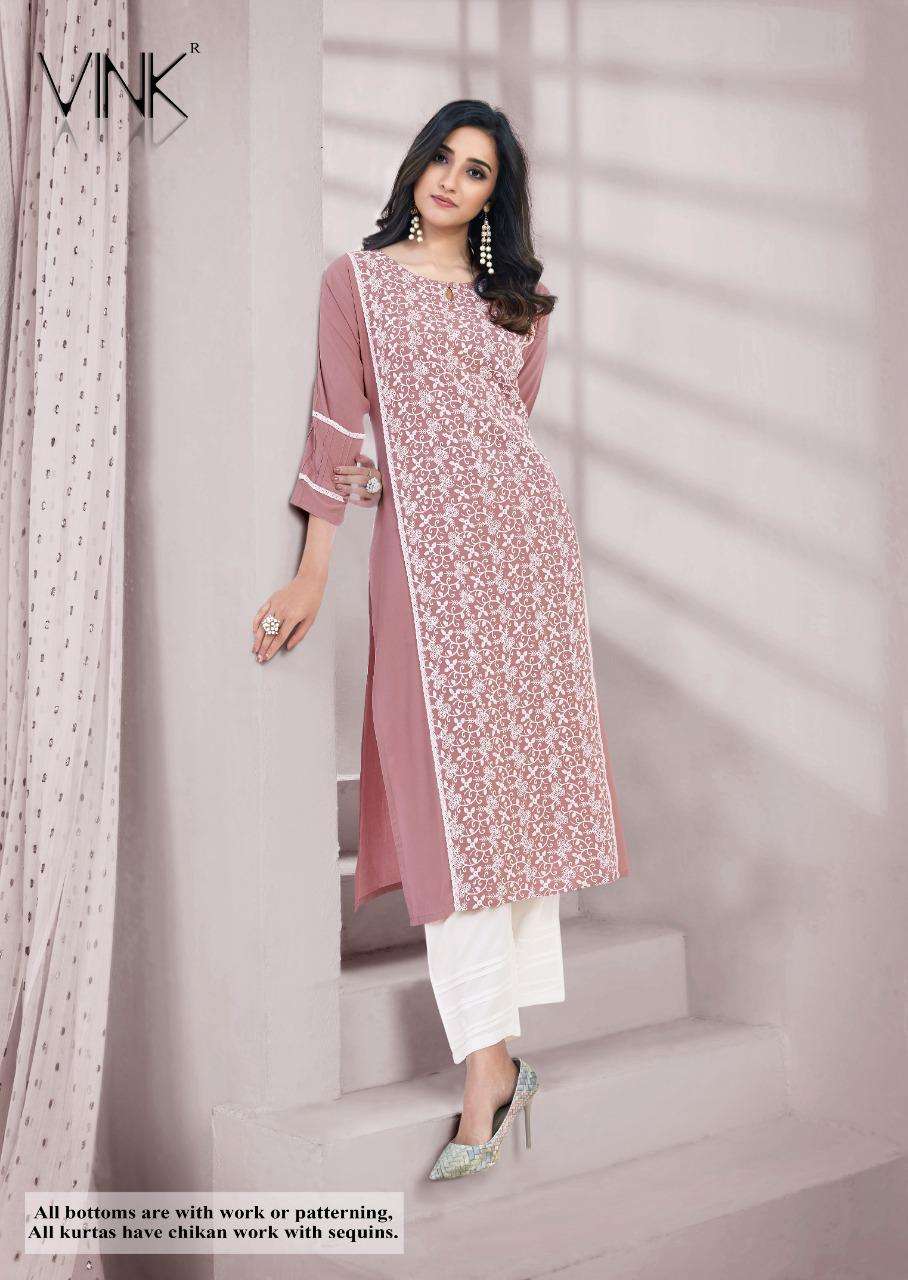 LUCKNOWI VOL-2 BY VINK 861 TO 868 SERIES BEAUTIFUL STYLISH COLORFUL FANCY PARTY WEAR & ETHNIC WEAR & READY TO WEAR PURE RAYON KURTIS AT WHOLESALE PRICE