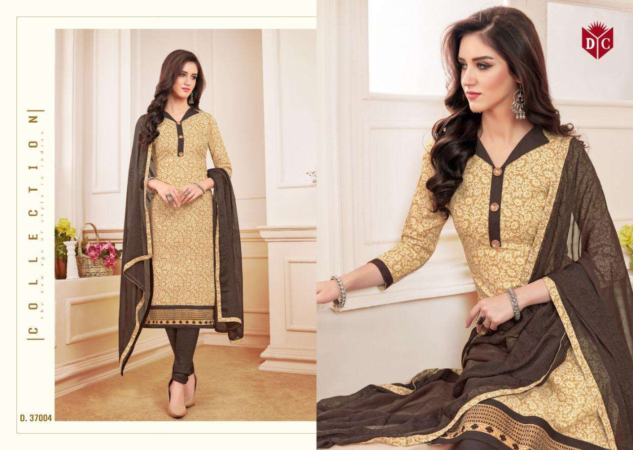 CHOCOLATE VOL-11 BY BY DC TRENDZ 37001 TO 37012 SERIES BEAUTIFUL COLORFUL STYLISH PRETTY PARTY WEAR CASUAL WEAR OCCASIONAL WEAR COTTON WITH EMBROIDERY DRESSES AT WHOLESALE PRICE